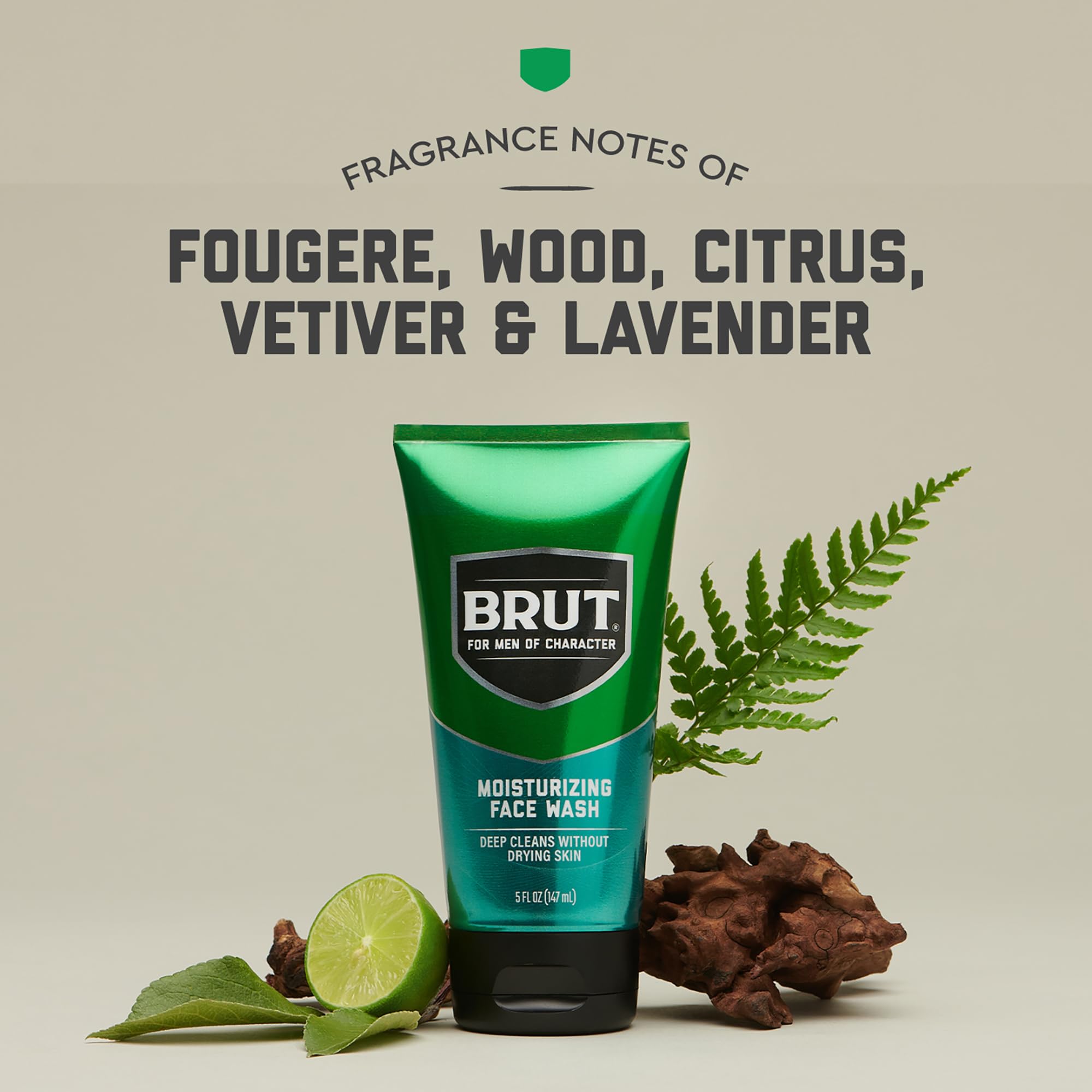 Brut, Antiperspirant Deodorant, Solid, Classic, 2 Oz, (6 Pack)
