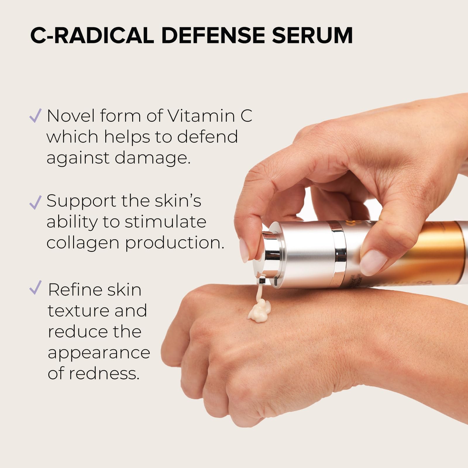 ALASTIN Skincare C-RADICAL Defense Face Serum (1 oz) | Hydrating Vitamin C Skin Serum | Fights Free Radicals | Anti-Aging Formul