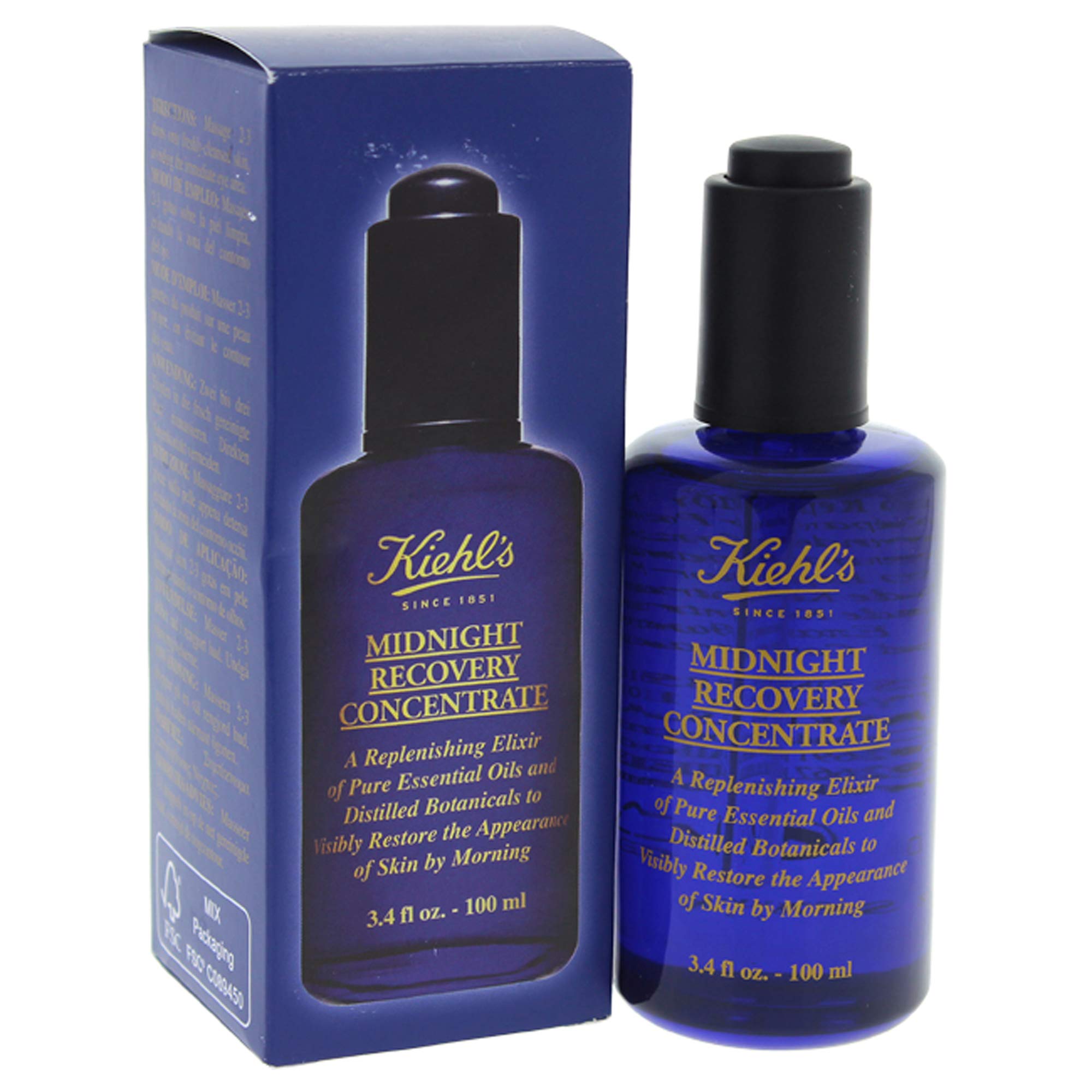 Kiehls Midnight Recovery Concentrate Face Oil, 34 Ounce