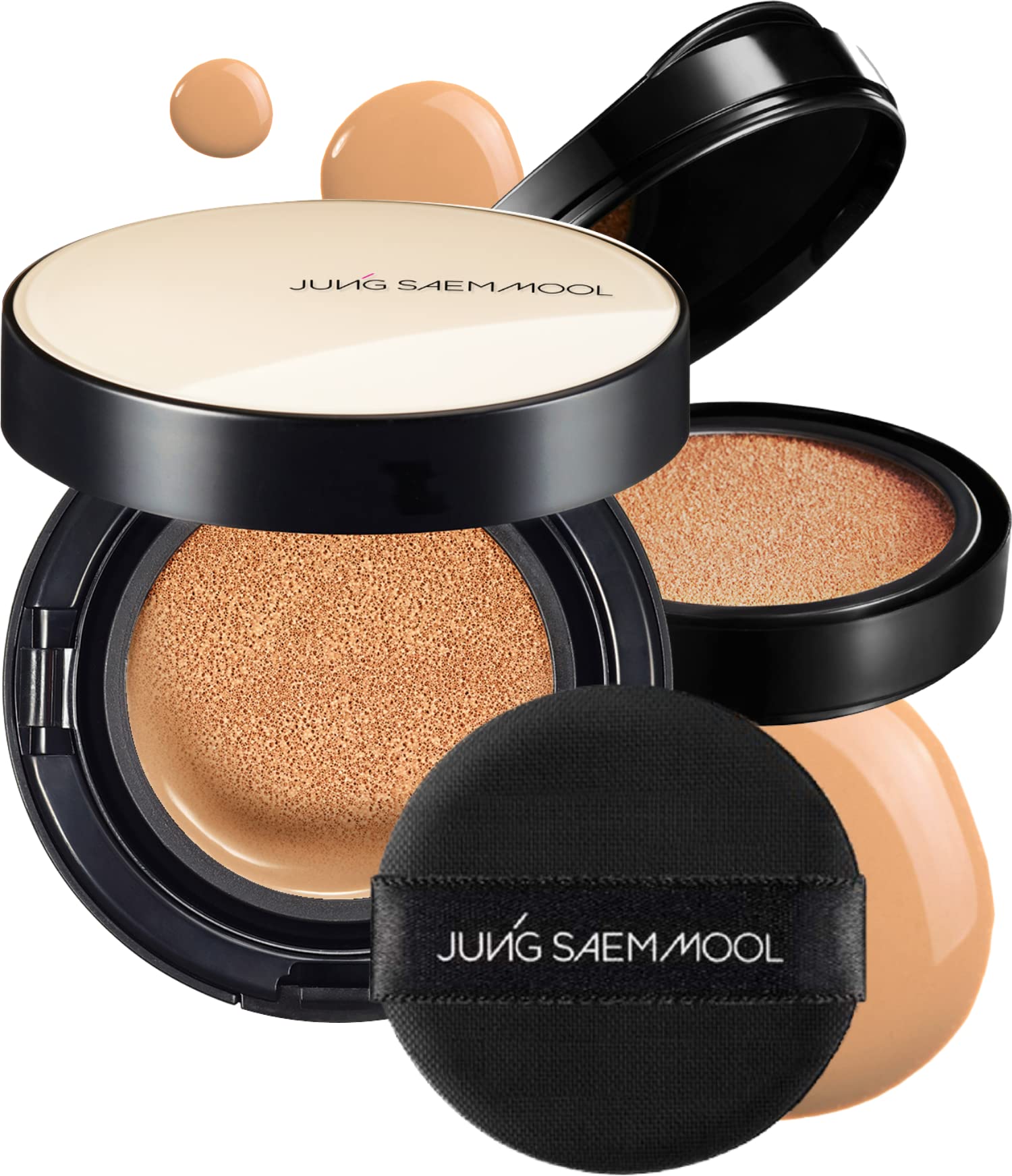 [JUNGSAEMMOOL OFFICIAL] Essential Skin Nuder Cushion (Medium Deep) | Refill Included | Natural Finish | Buildable Coverage | Mak
