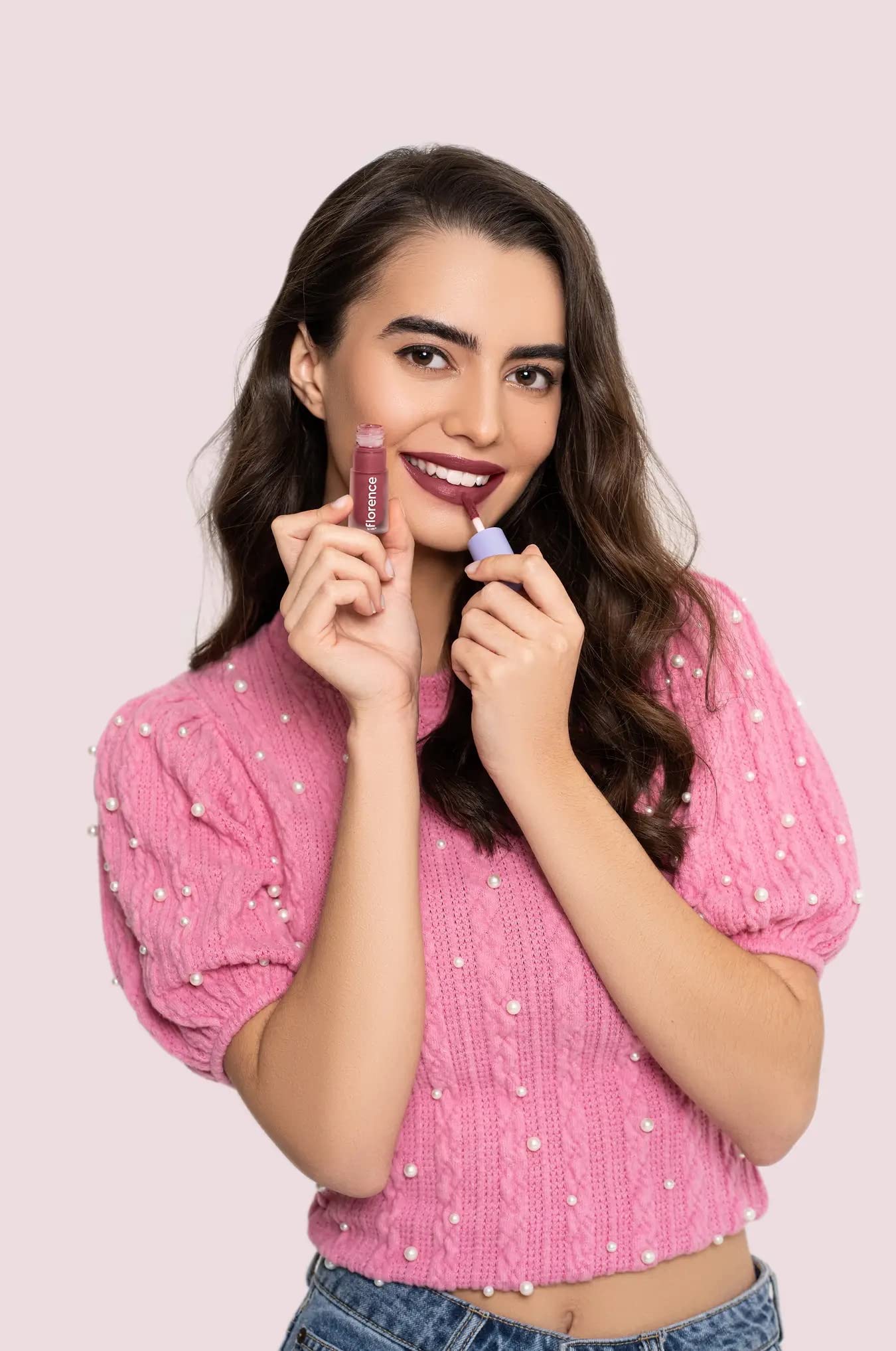 Florence By Mills Be A Vip Velvet Liquid Lipstick, Love Me Pov (Mauve), 0.13 Oz/ 3.8G