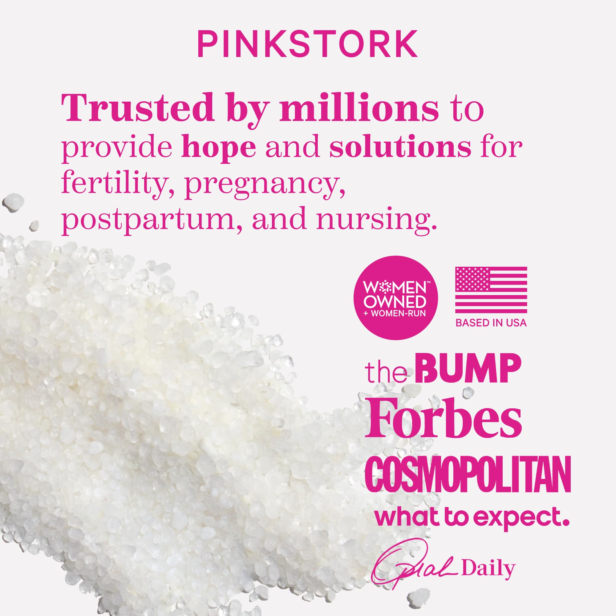 Pink Stork Postpartum Sitz Bath Soak: Dead Sea Salt For Perineal Care & Cleansing, Postpartum Recovery, Labor And Delivery Essen
