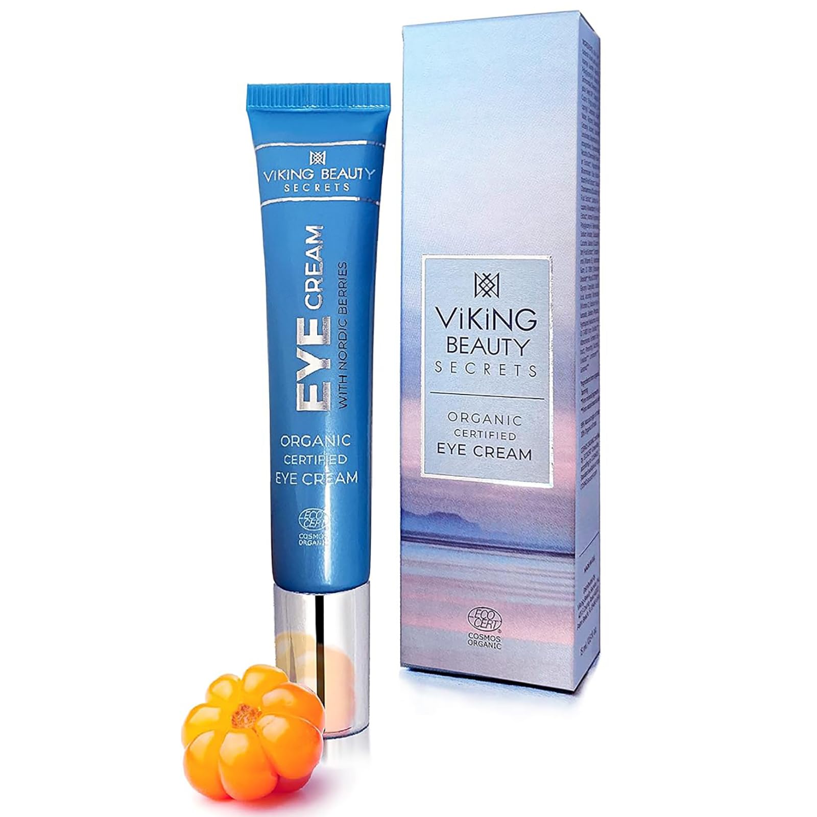 Viking Beauty Secrets Eye Cream  Hyaluronic Acid and Nordic Berry Infused Eye Cream  Under Eye Cream for Reducing Dark Circles
