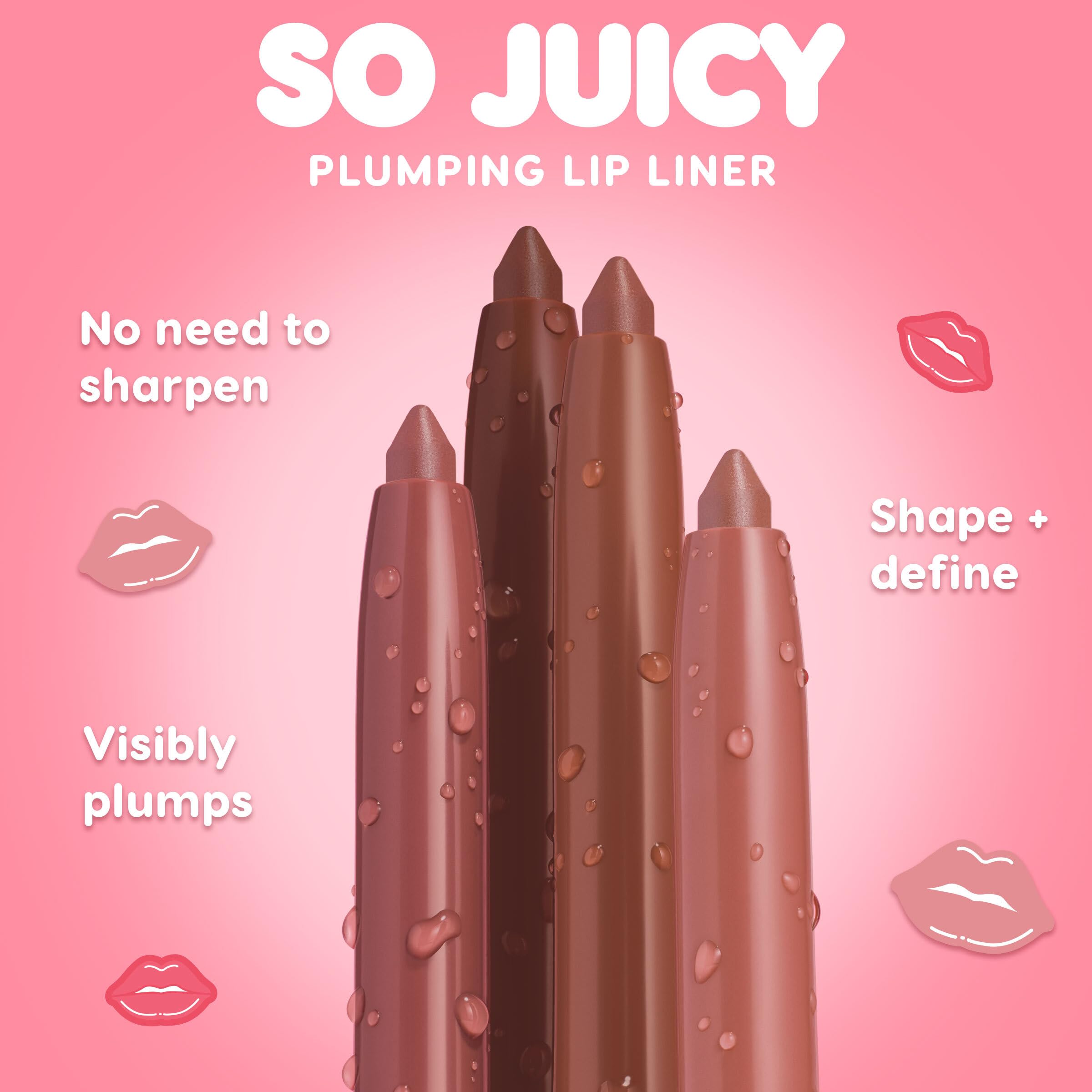 Colourpop So Juicy Plumping Lip Liner With Peptides - Long Lasting Lip Liner For Visibly Plumped & Shaped Lips - Enriched With S