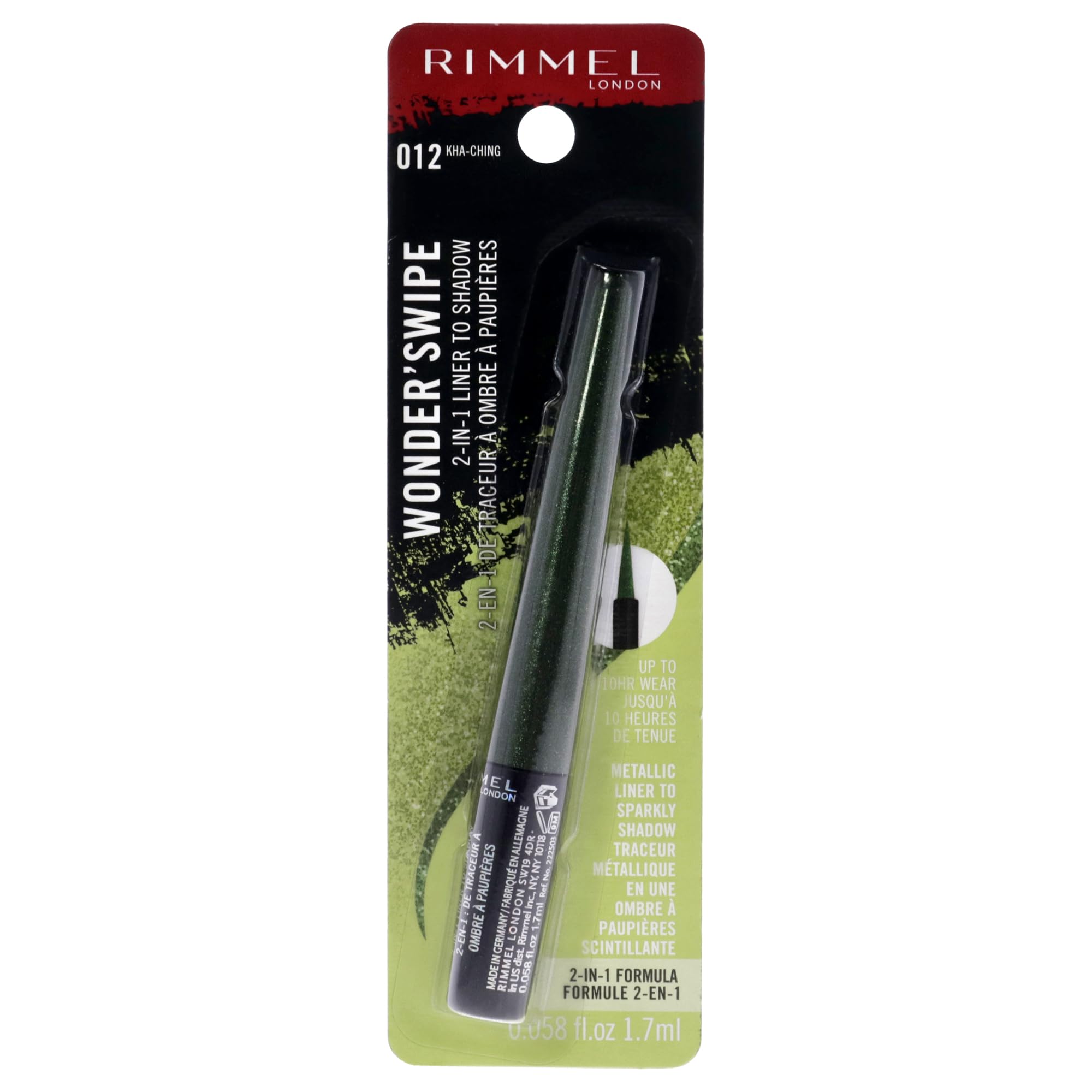 Rimmel Wonder Swipe 2-In-1 Liner To Shadow, Kha-Ching, 0.058 Fluid Ounce