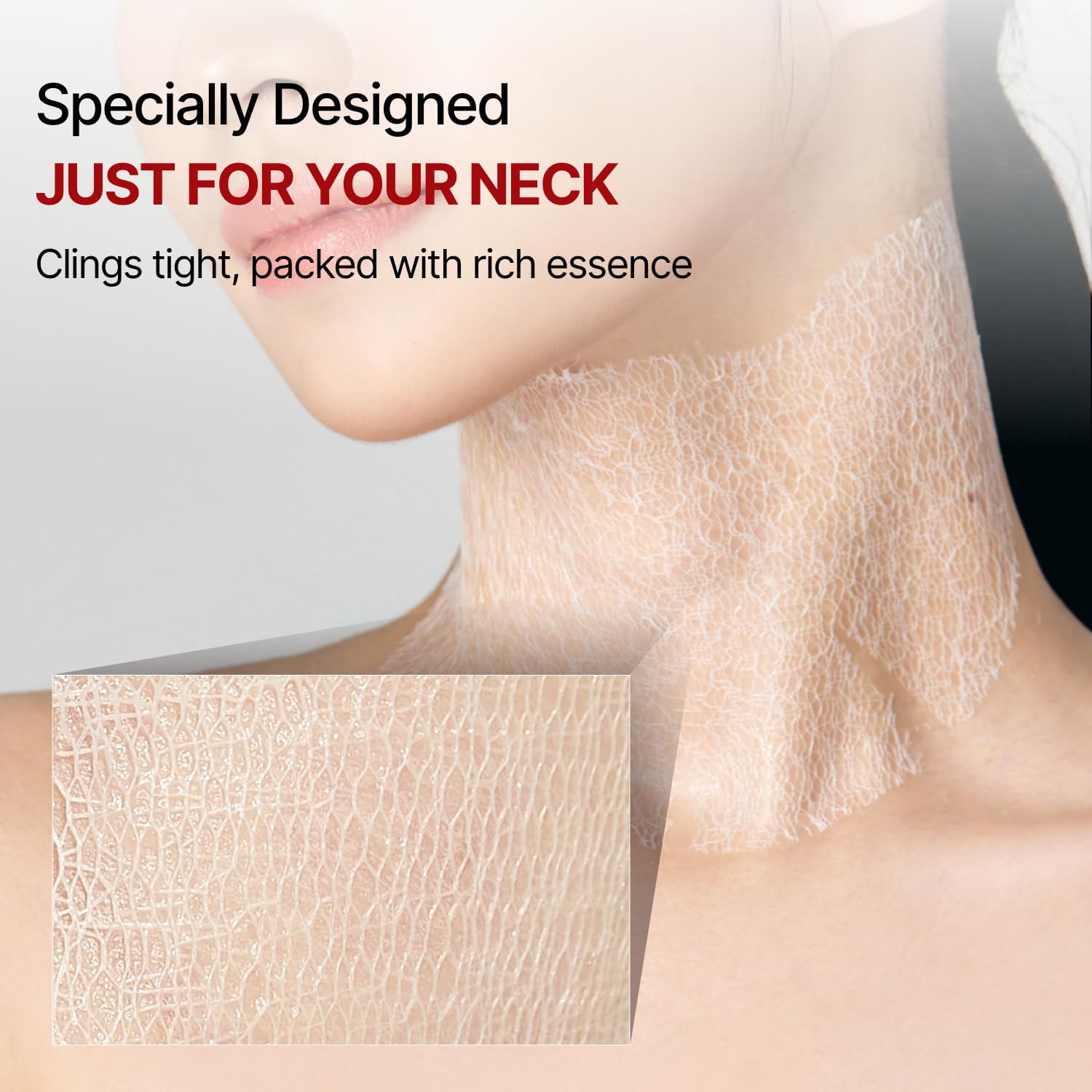 Meditherapy Wrinkle Fit Neck Masks 7Ea + Face Roller, Neck Wrinkle Collagen Patches, Facial Massage Tool, V Line Lifting, Tighte