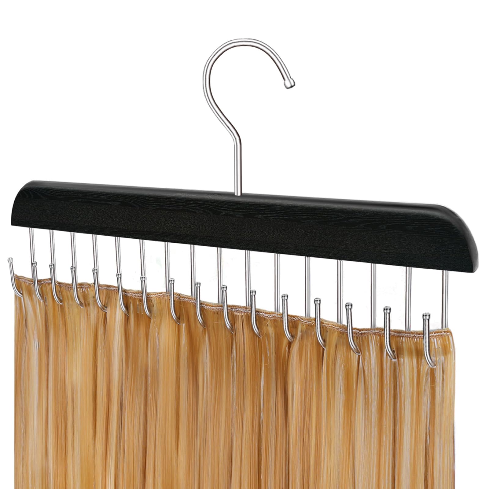 Hair Extension Holder Hair Extension Hanger Braiding Hair Rack for Extra Wide Weft Hair Holder Professional Full Length Weft Sty