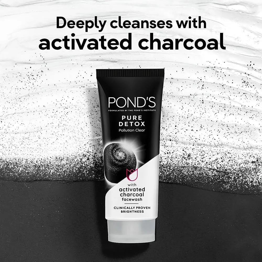 Pond's Pure White Deep Cleansing Brightening Facial Foam 100g