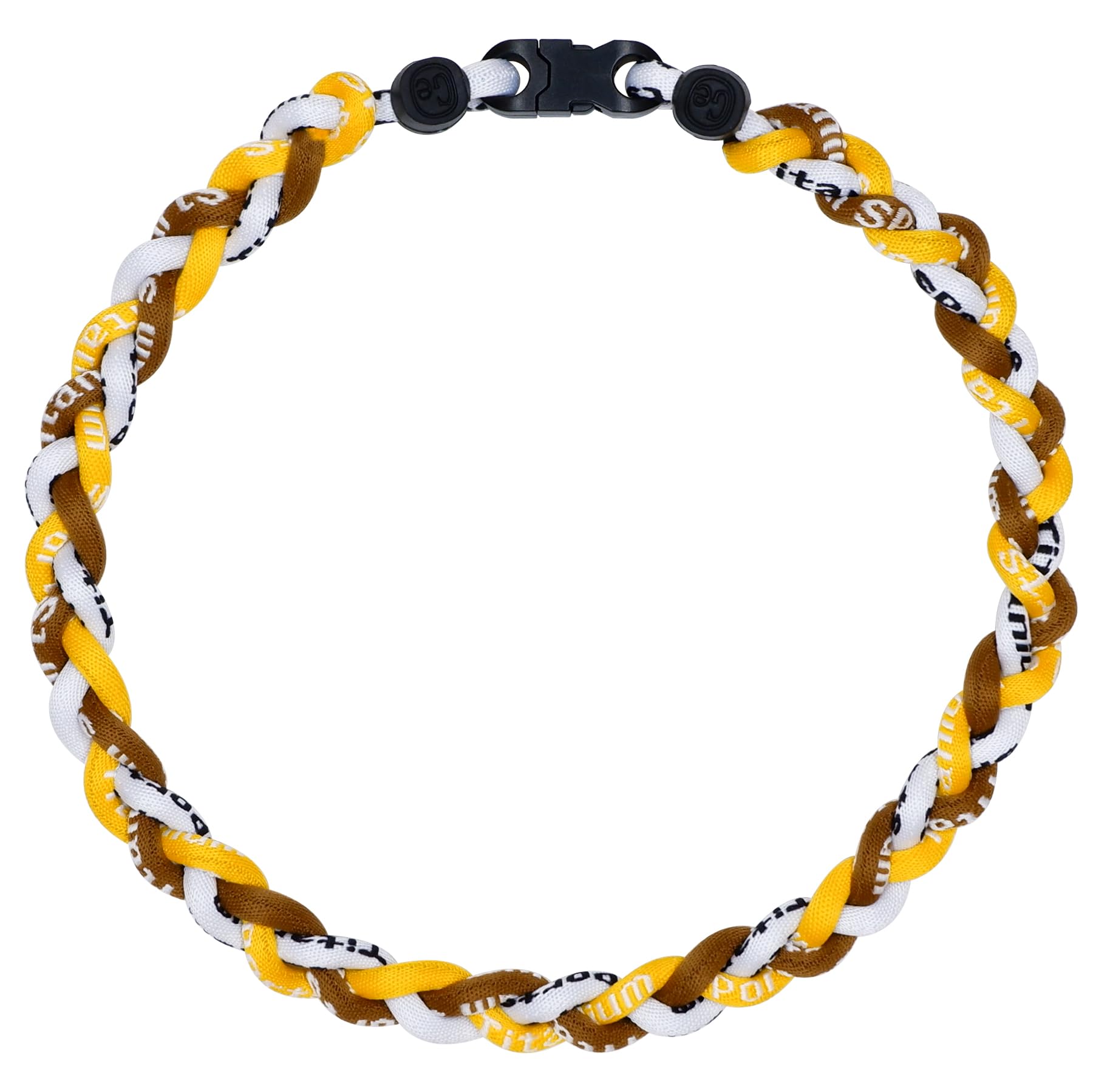 SUPBOMM Baseball Rope Necklaces, League Team Colors Braided Necklace, Baseball Team Gifts, Padres