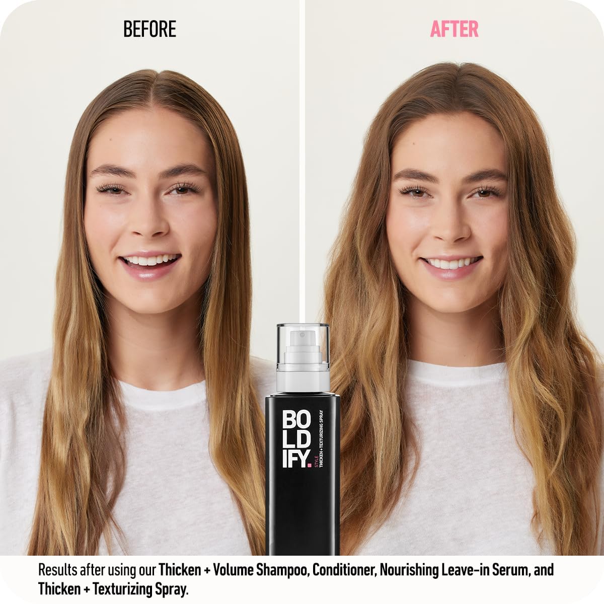 BOLDIFY Hair Thickening Spray - Volumizing Hair Product for Women & Men, 8 Fl Oz, 1 Pack