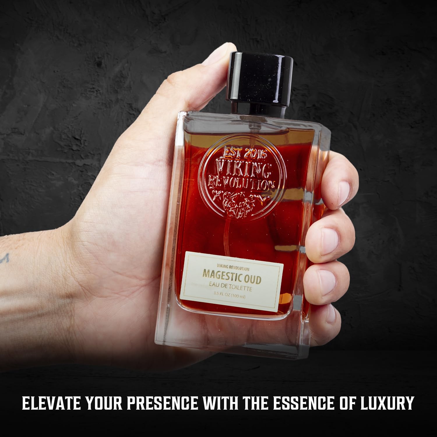 Viking Revolution Majestic Oud Cologne For Men - Earthy Mens Cologne Spray Eau De Toilette - Woody Majestic Oud Perfume For Men