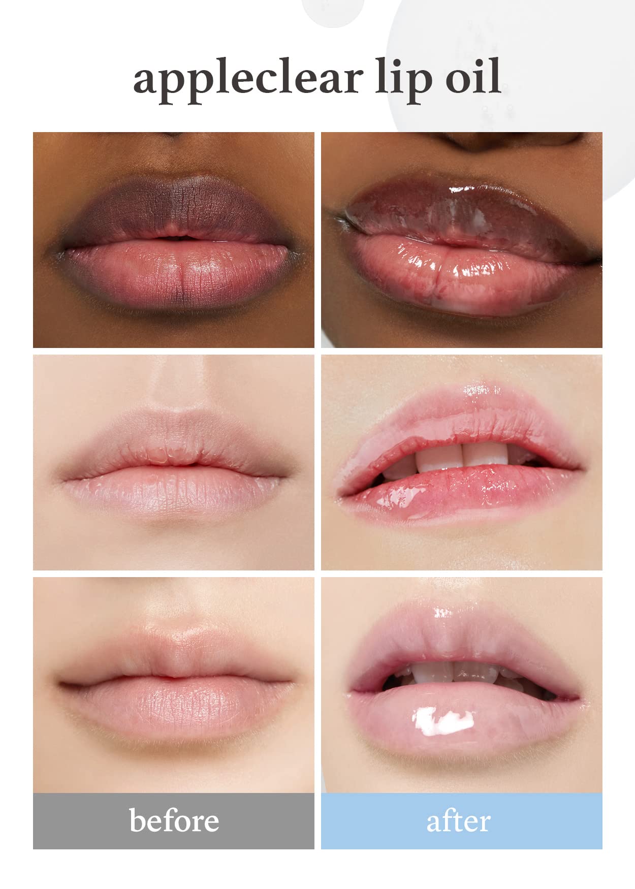 Nooni Korean Lip Oil - Appleclear | Lip Stain, Gift, Long-Lasting, Moisturizing, Plumping, Revitalizing For Dry Lips, Waterproof
