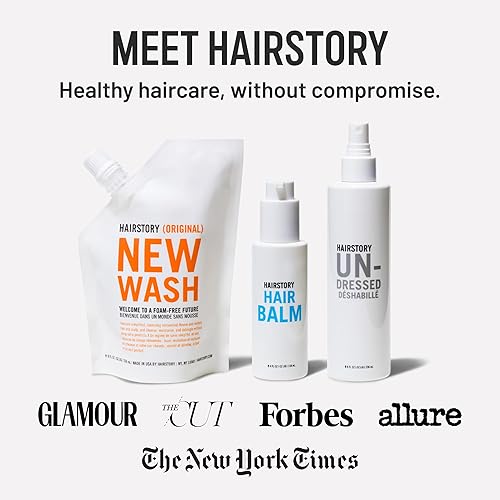 Hairstory Leave In Conditioning Balm For Curly Hair & Frizziness, Manage Dryness & Detangle Knots, All Day Moisturizing Cream, P
