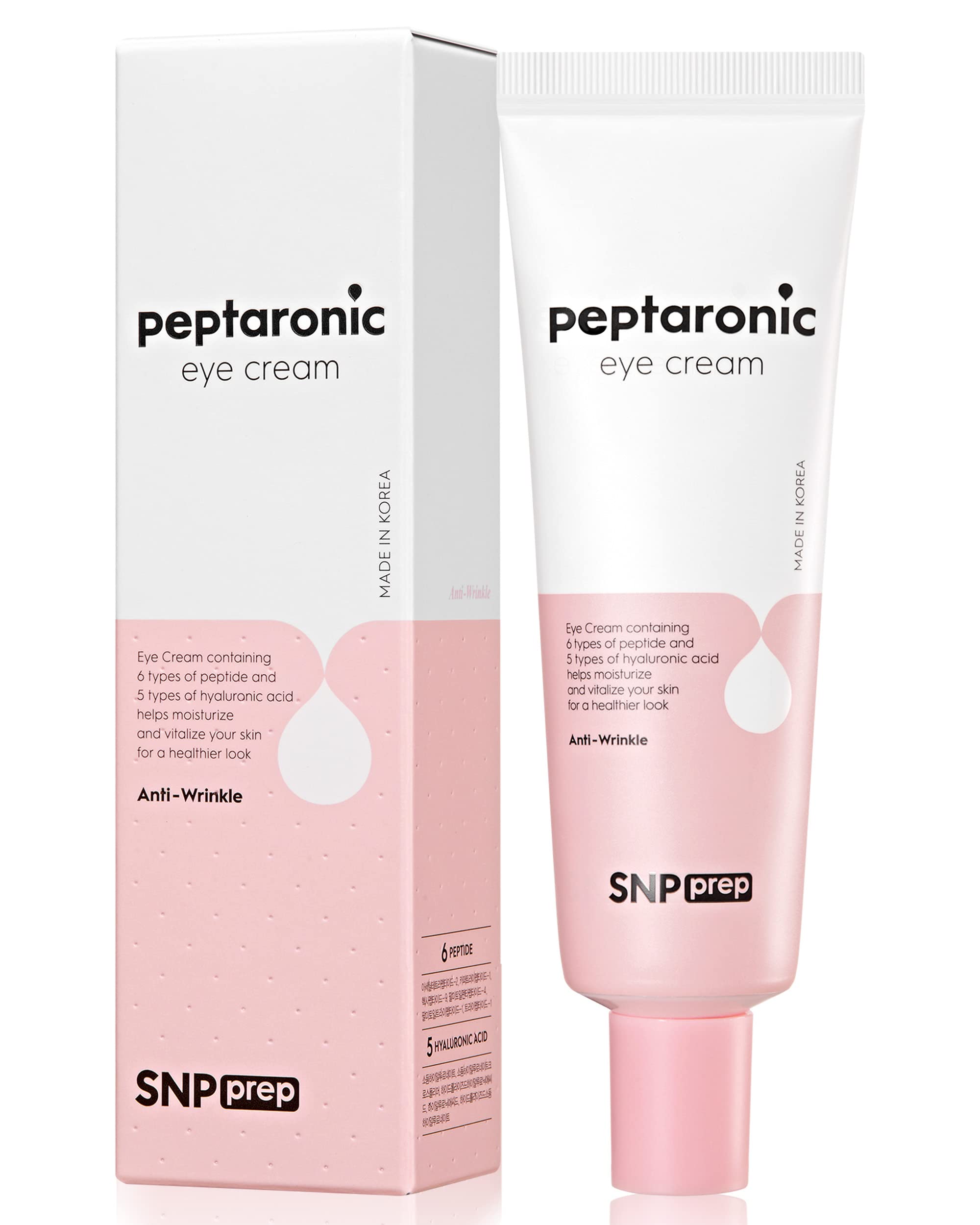 Snp Prep Peptaronic Eye Cream | Hydrating And Moisturizing Hyaluronic Acids | Under Eye Cream Dark Circles | Aging Prevention Ey