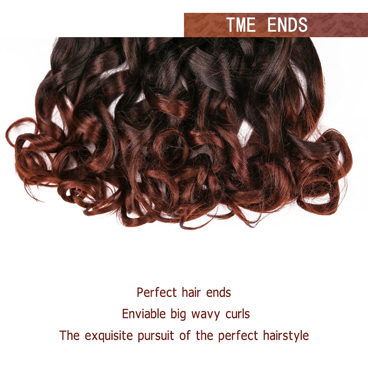 Amir Hair 8 Packs French Curly Braiding Hair 20 Inch Loose Wave Braiding Hair Pre Stretched Synthetic Hair Extensions (T33#)