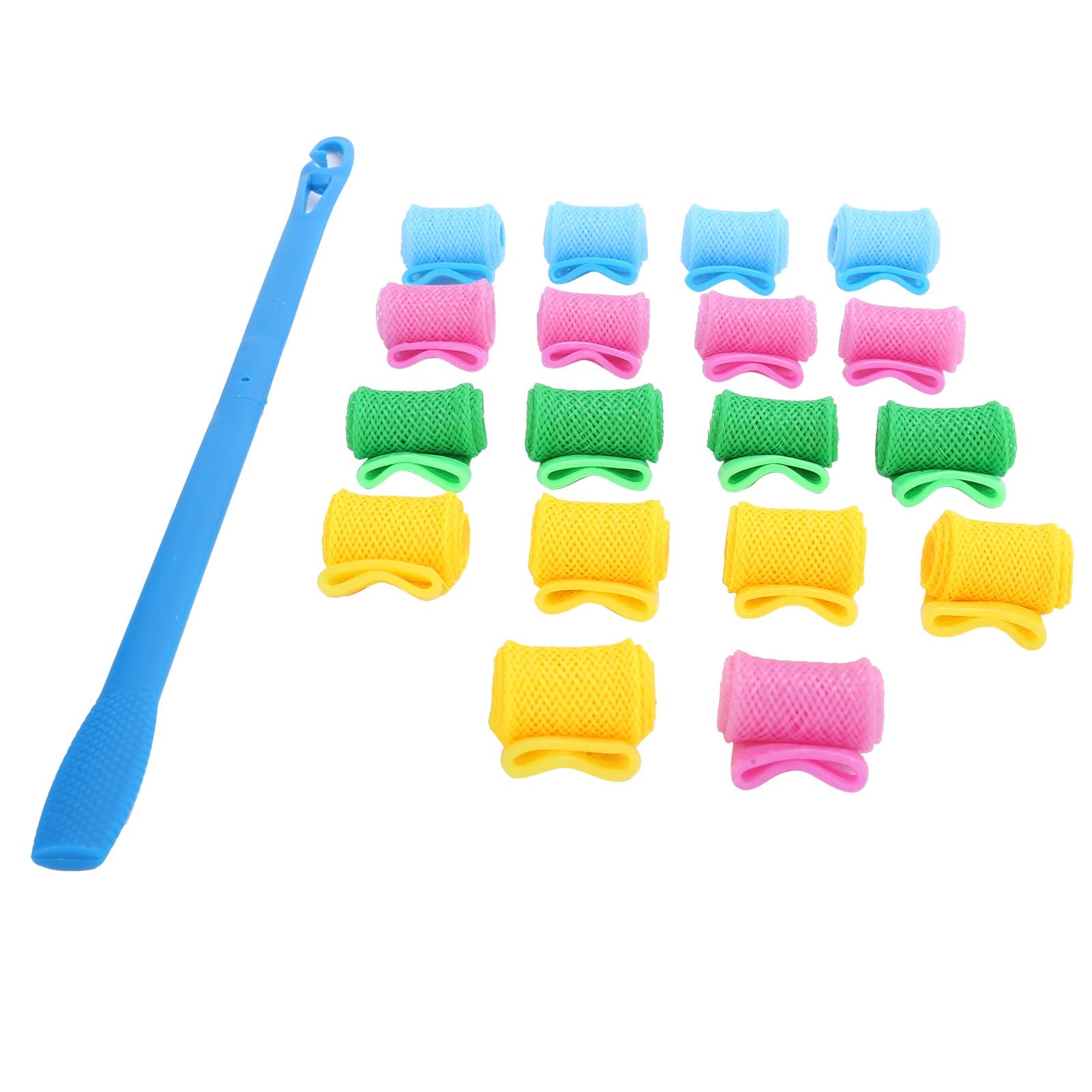 DIY Hair Curlers Rollers Spiral Curls Hair Styling Tool Set Gentle Easy for All Hair Types Various Hair Colors Portable