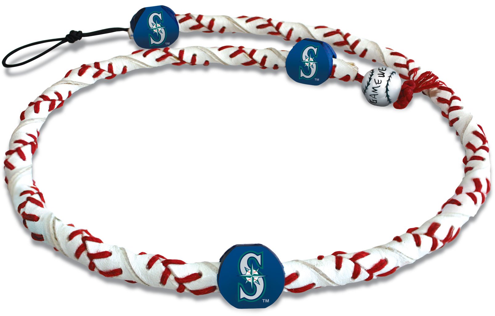 MLB Seattle Mariners Classic Frozen Rope Baseball Necklace