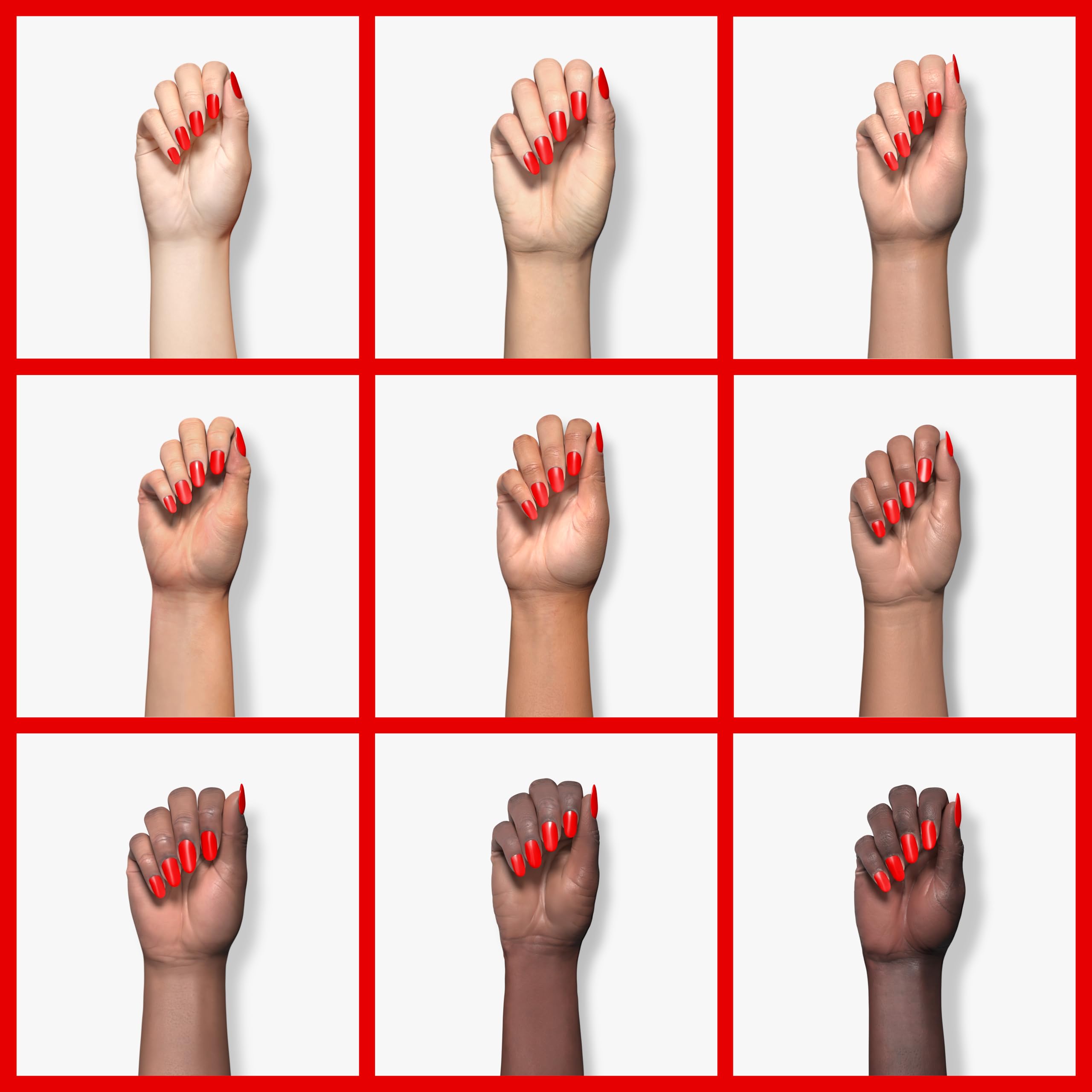Honeybee Gardens Water-Based Nail Enamel, Wild Fire, Matte Bright Red With A Hint Of Orange, Eco-Friendly, Odorless & Vibrant Po