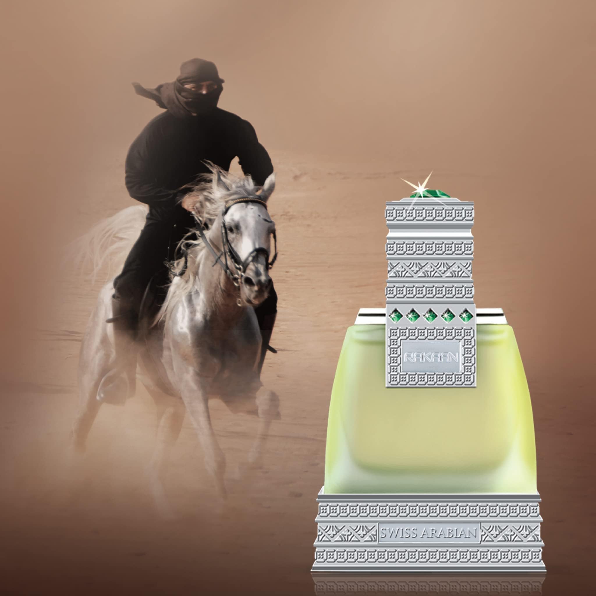 Swiss Arabian Rakaan Eau De Parfume Sa, 1.7 Ounce