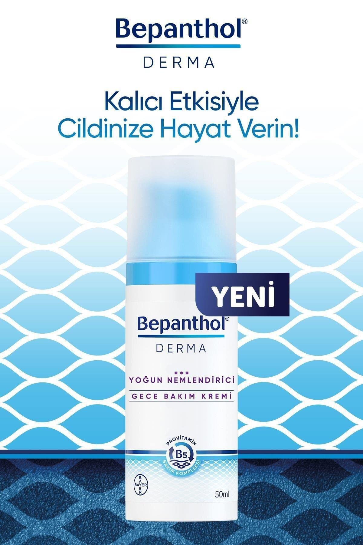 Bepanthol Derma Intensive Moisturizing-Night Face Care Cream-50 Ml