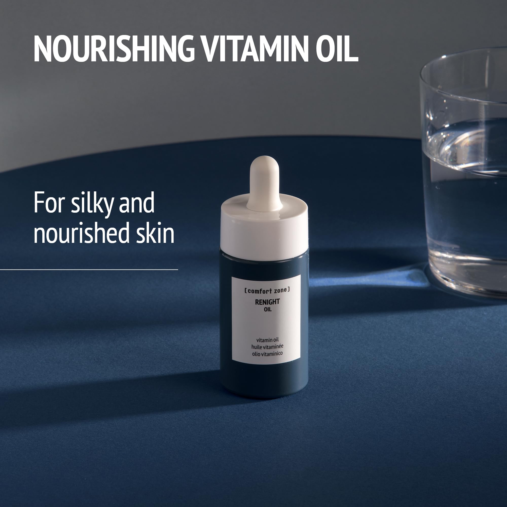 Comfort Zone ] Renight Nourishing Vitamin Face Oil, Double Hydrating Action For Silky Texture, Night Treatment, 1 fl. oz.