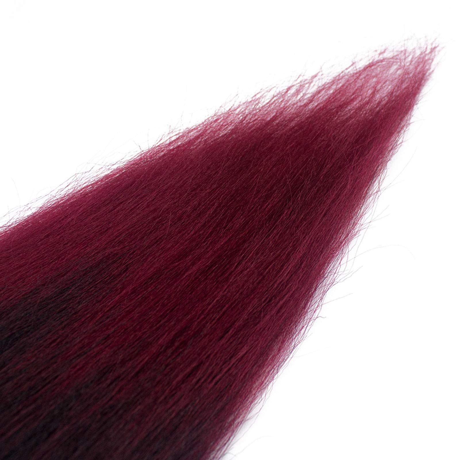 Dorsanee Ombre Burgundy Braiding Hair Pre Stretched 28 Inch 8 Packs Braiding Hair Extensions For Crochet Box Braids Twists Locs