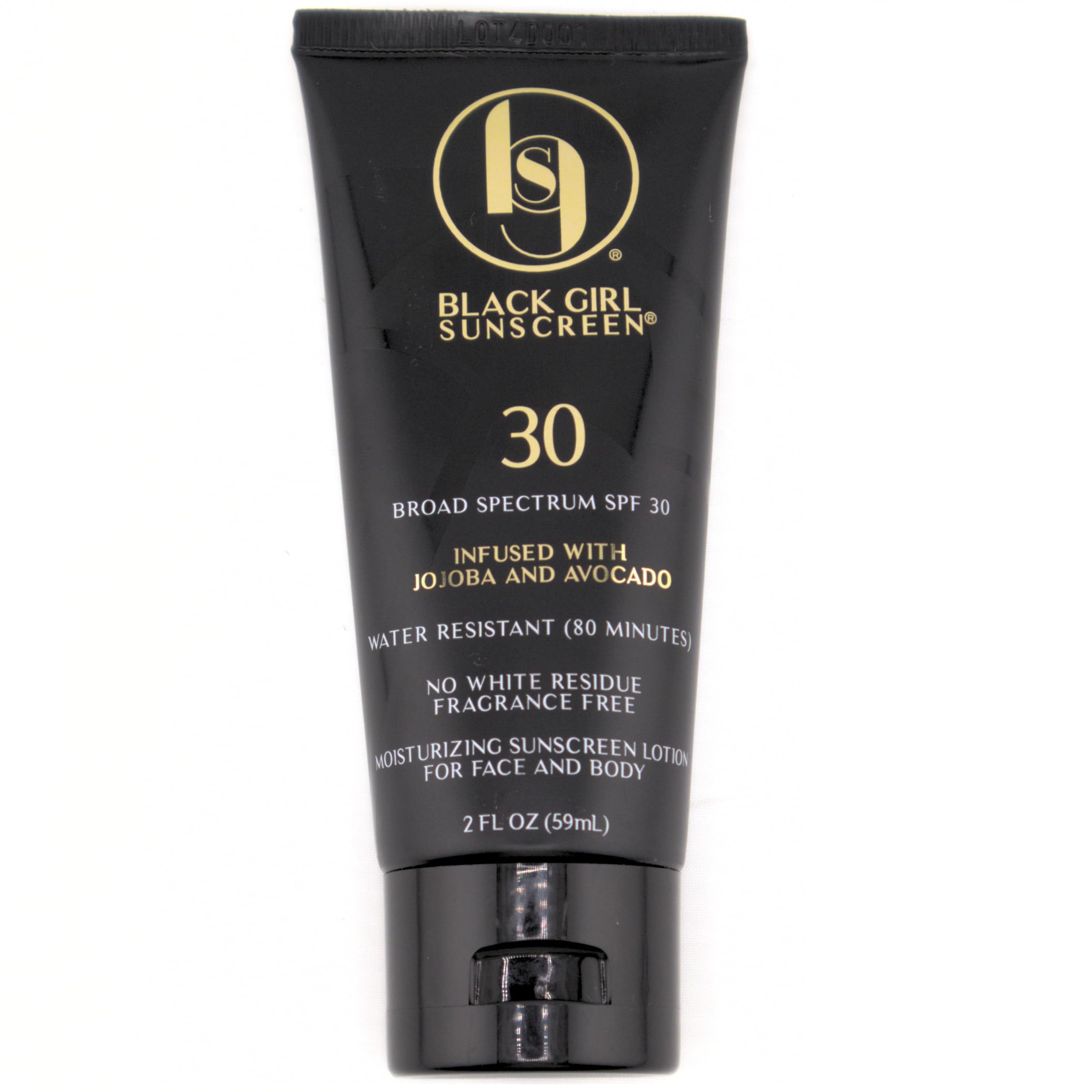Black Girl Sunscreen - Face & Body Moisturizing Sunscreen Lotion Spf 30, No White-Residue For Melanin Rich Skin (2 Fl. Oz.)