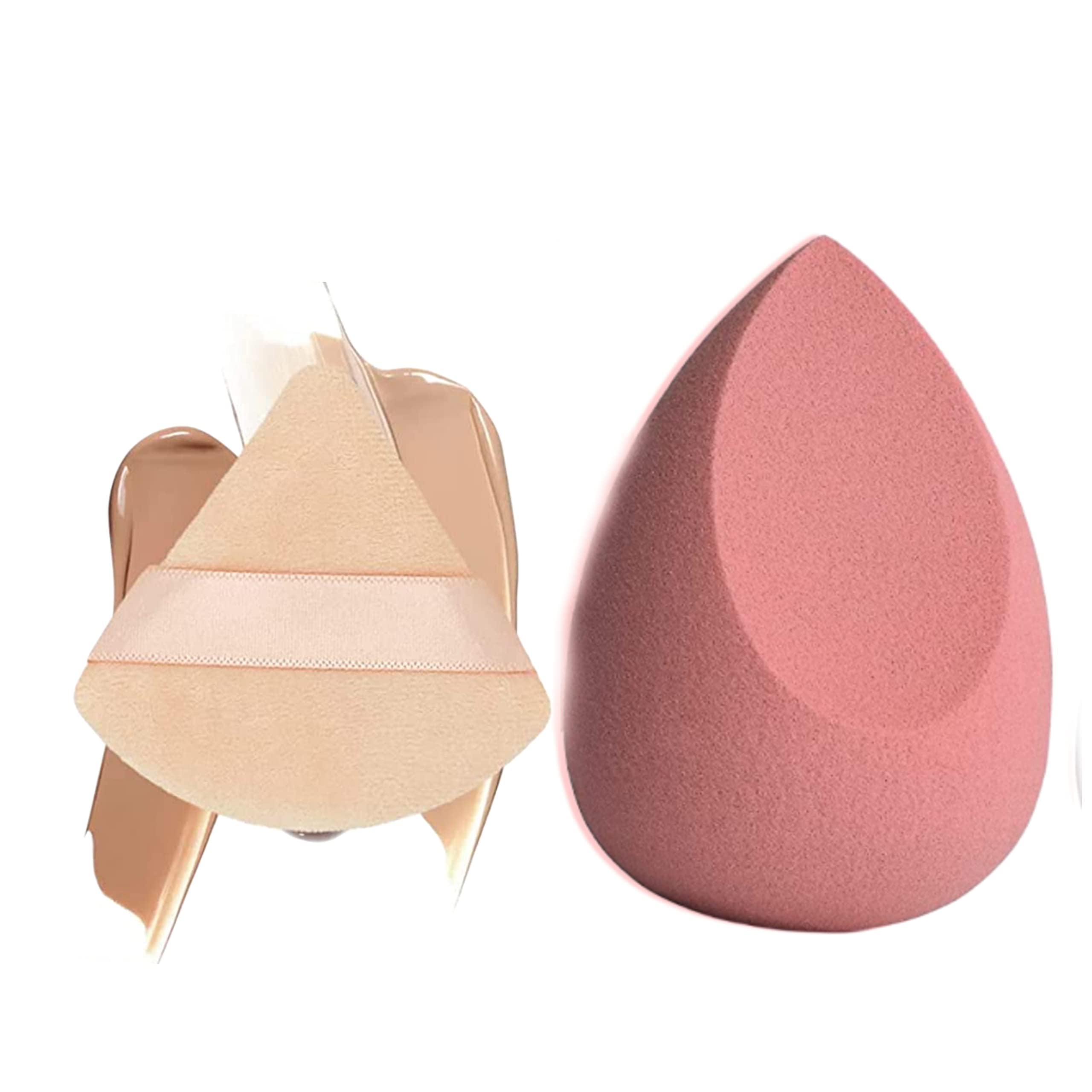 Mepoint Makeup Sponge, 2 Pcs MultiColored Blender Blending Beauty Sponges For Foundations,Powders & Creams, Vegan, Cruelty Free