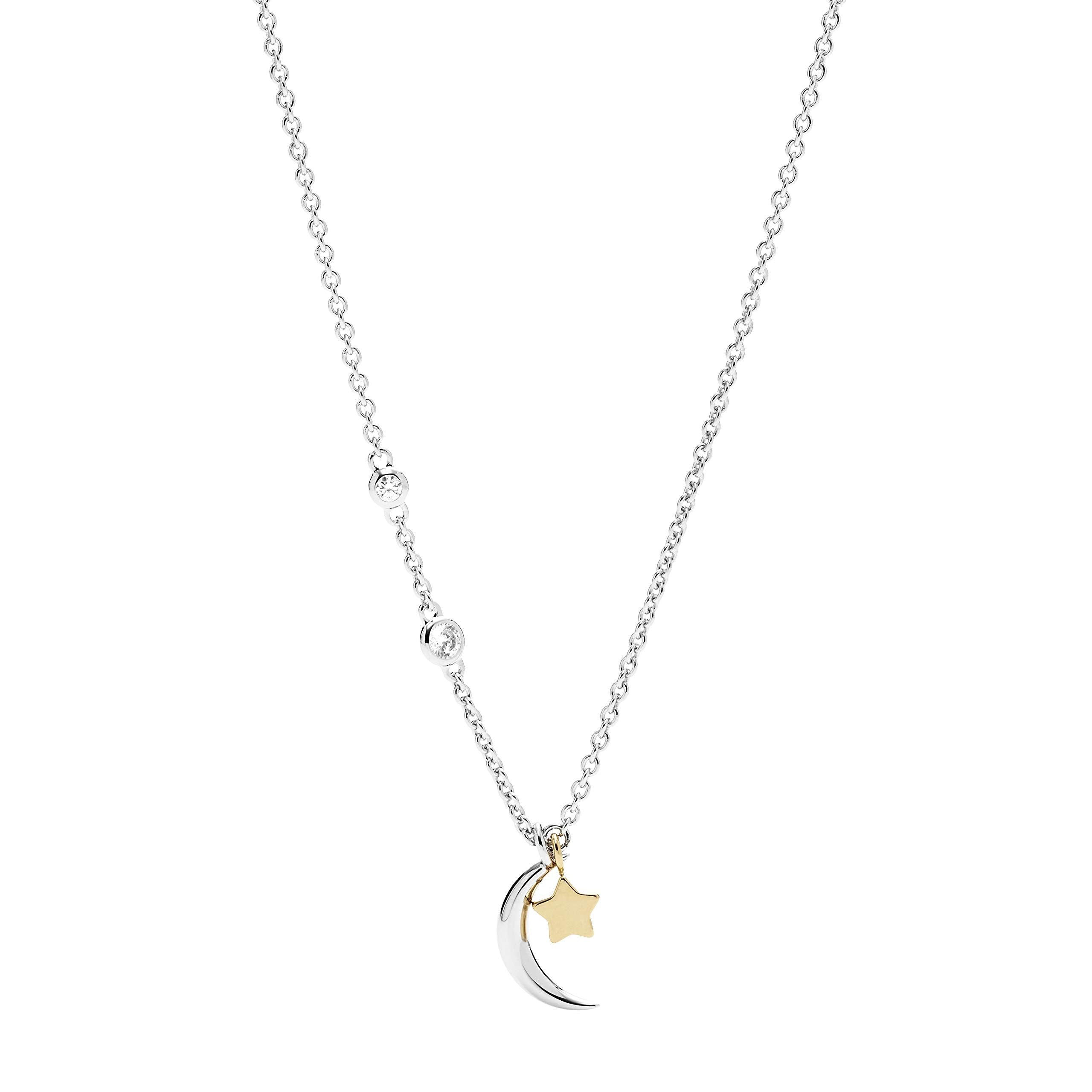 Fossil Women's Sterling Silver Necklace, Color: Silver (Model: JFS00432998)