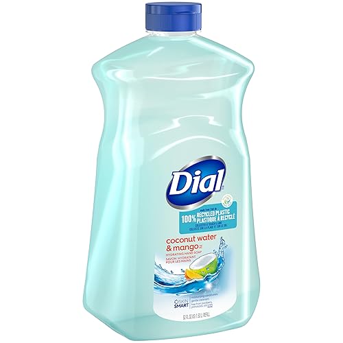 Dial Liquid Hand Soap Refill, Coconut Mango, 52 Fl Oz (Pack of 1)