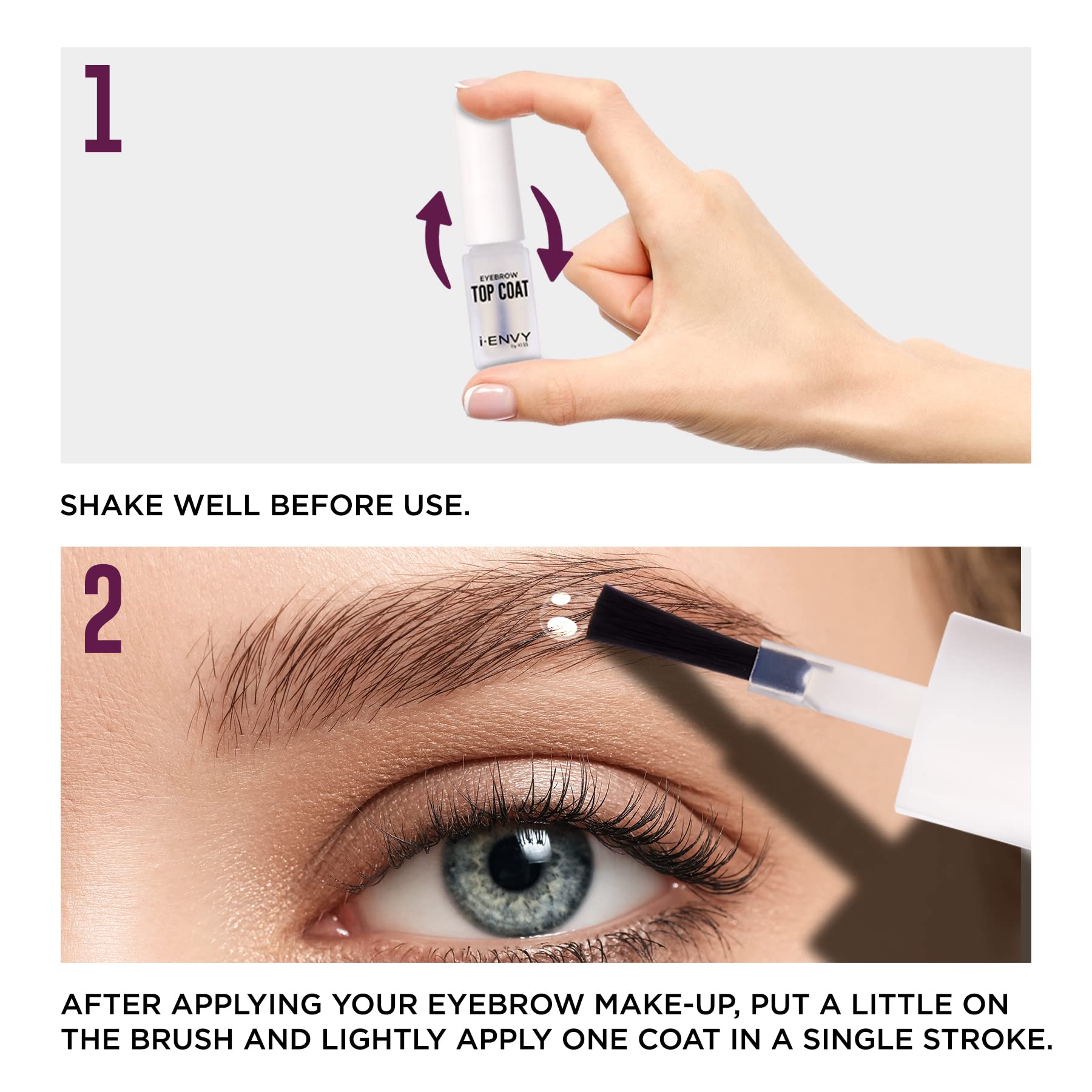 Ienvy By Kiss Eyebrow Sealer Eyebrow Setting Topcoat For Perfect Brows 24Hr Long Lasting Waterproof, Non-Glossy