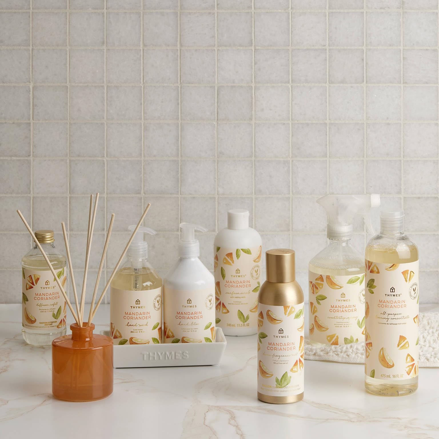 Thymes Hand Wash - Moisturizing Hand Soap Pump Bottle - Hydrating Liquid Hand Soap - Scented Soap With Notes Of Mandarin Oil, Co