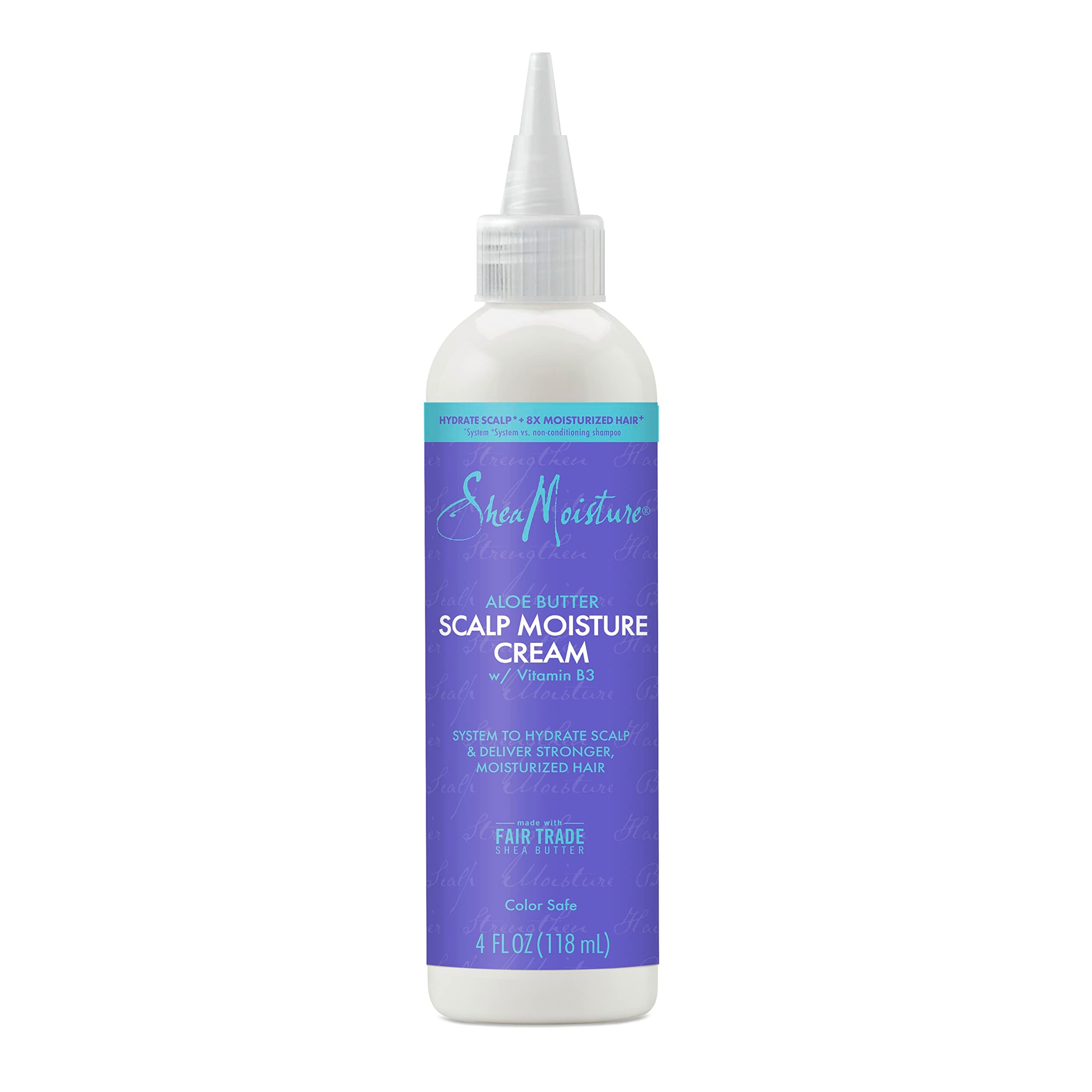 Sheamoisture Hair Cream Aloe Butter & Vitamin B3 With A Boost Of Hydration To Hydrate Scalp + Moisturized Hair 4Oz