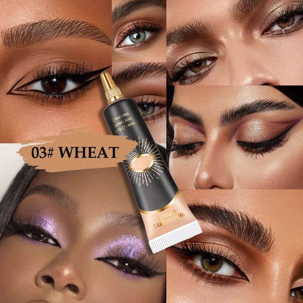12Ml Eyeshadow Primere Wheat Color,Eyeshadow Base Cream Base For Eyeshadow Concealer Eyeliner Cream Concealer Eye Base For Eyesh