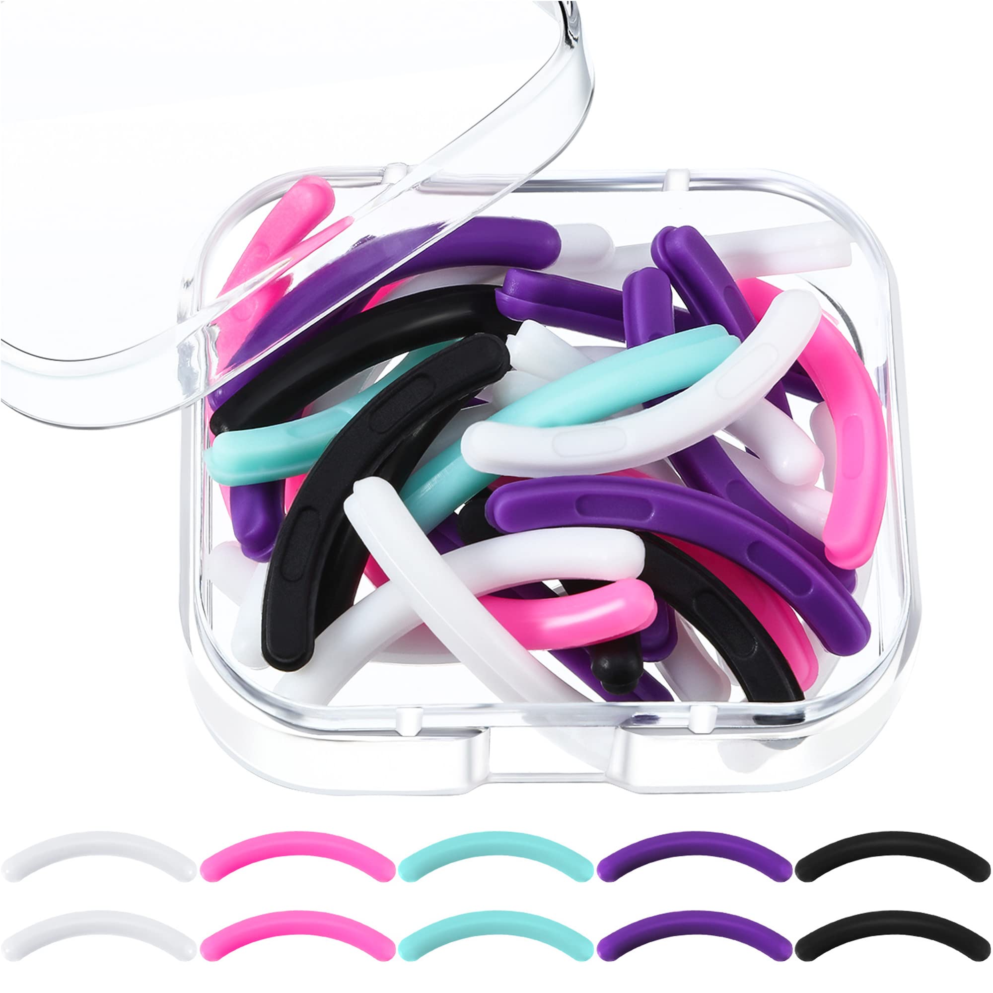 Curler Refills Eyelash Curler Refill Pads Silicone Rubber Curler Replacement Refills Pads for Universal Eyelash Curler with a Cl