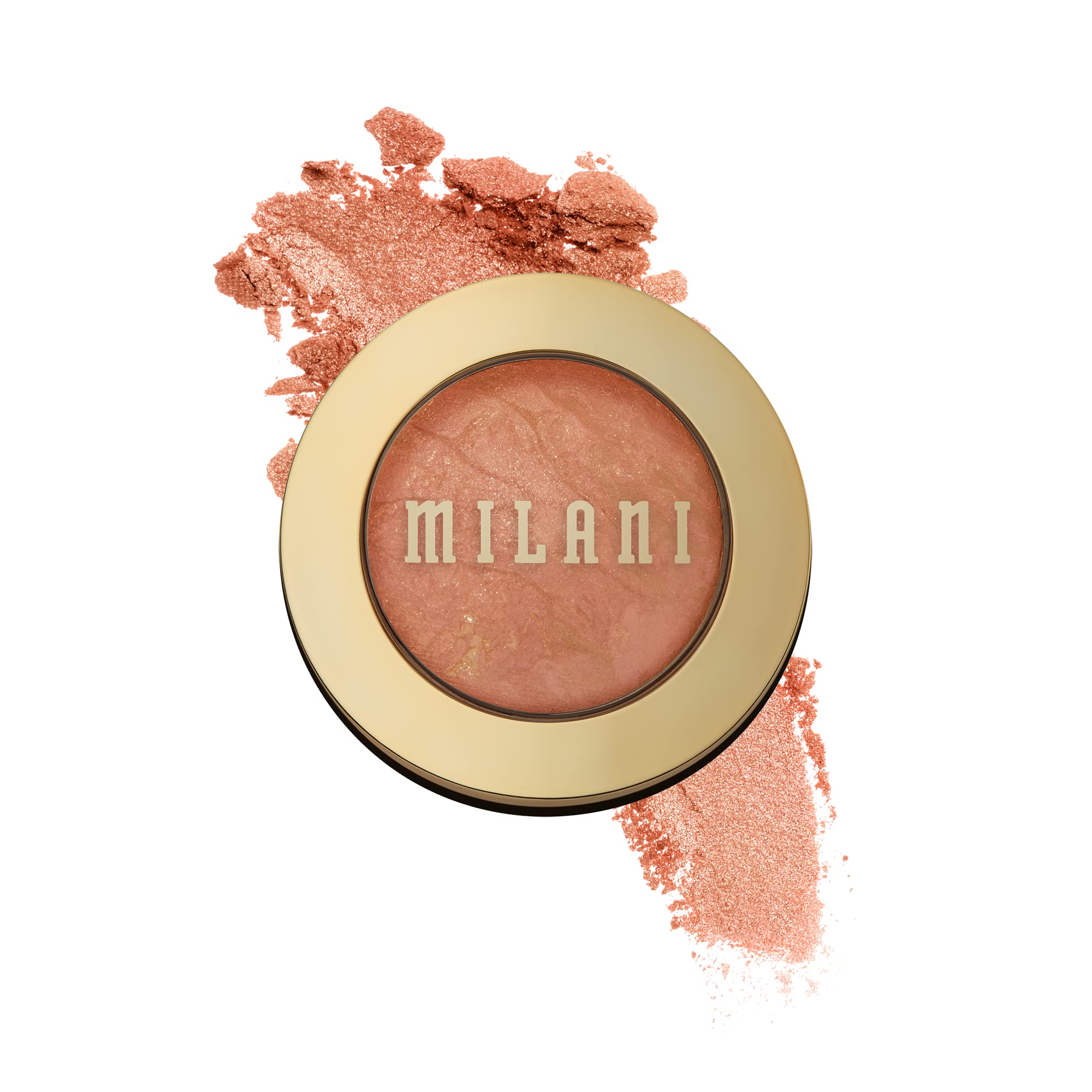 Milani Baked Blush - Bellissimo Bronze (012 Ounce) Cruelty-Free Powder Blush - Shape, Contour & Highlight Face For A Shimmery Or