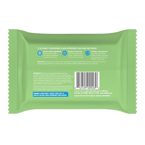 Tbh Kids Spot Foam Face Cleaning Spot Wipes For Kids, Preteens, And Teens With Sensitive Dry Oily Skin - Gentle Facial Cleanser