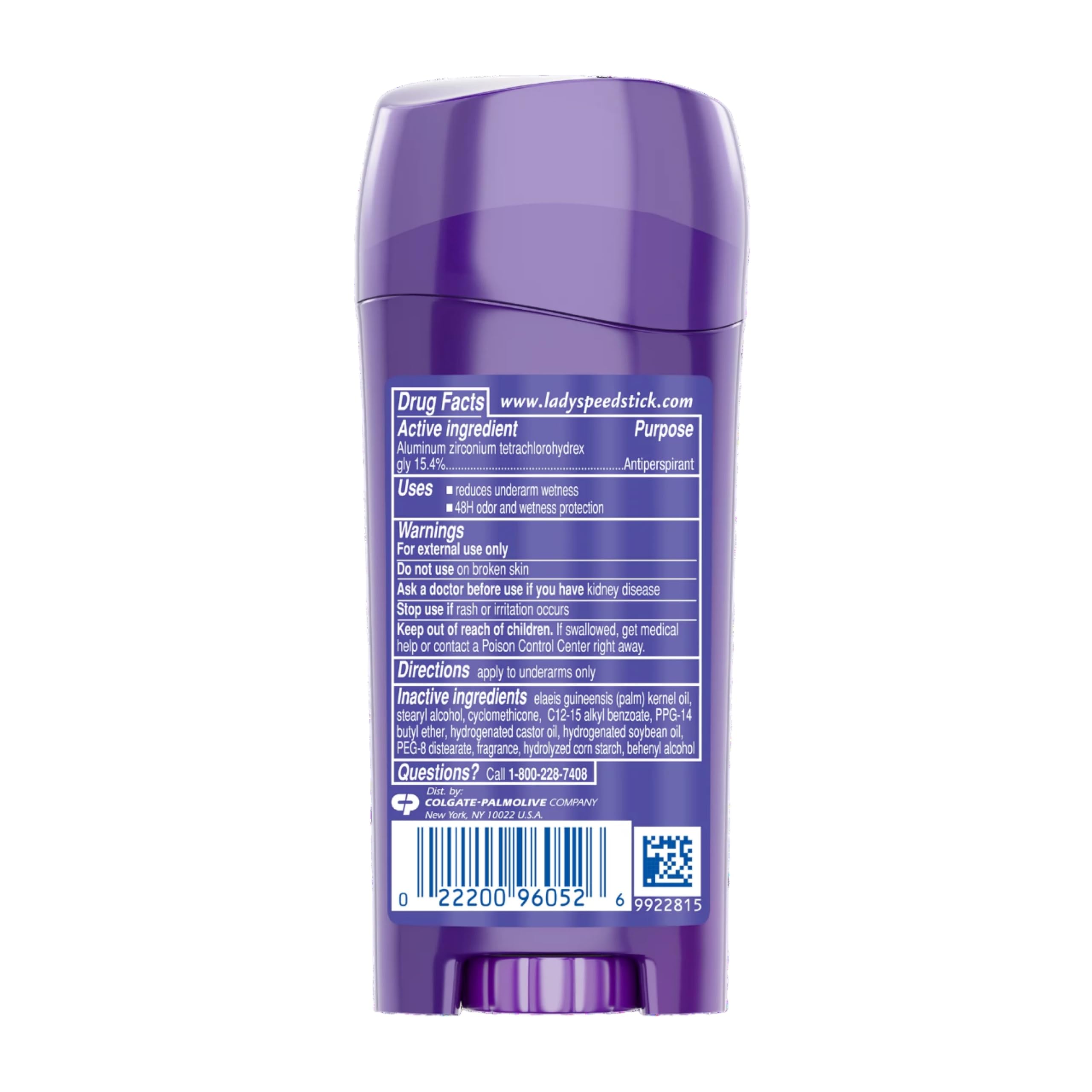 Lady Speed Stick Deodorant 2.3 Ounce Wild Freesia (68ml) (3 Pack)