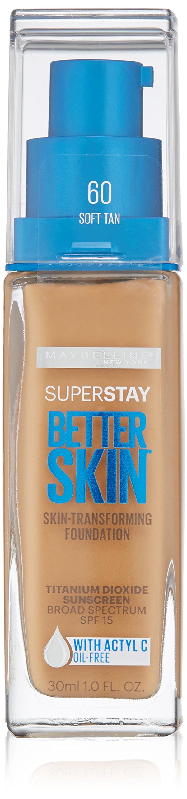 Maybelline Super Stay Better Skin Foundation, Soft Tan, 1 fl. oz.