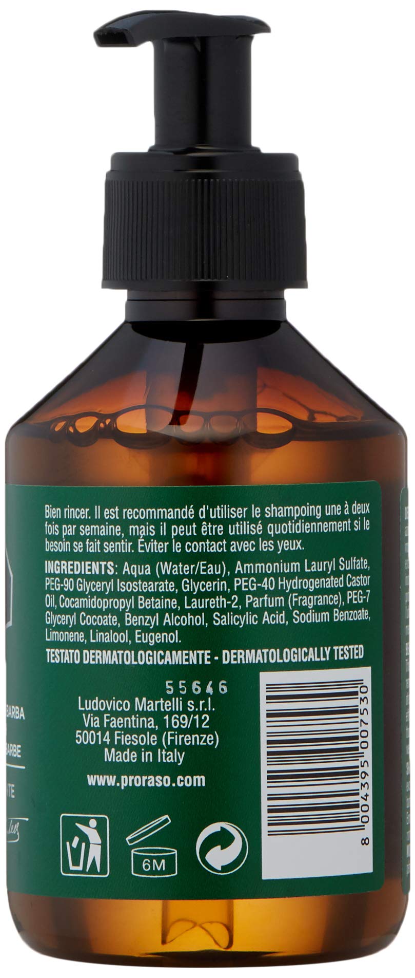 Proraso Beard Wash - Refresh