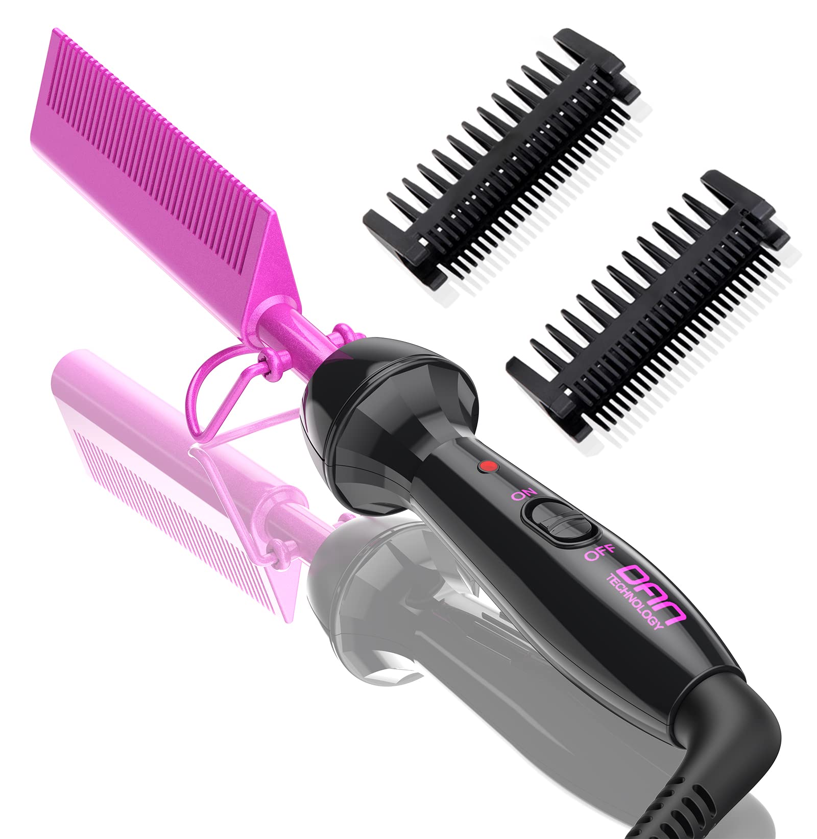 Dan Technology mini hot comb,travel size pressing comb,450? hot comb electric for wigs,Dual Voltage hot comb hair straightener f