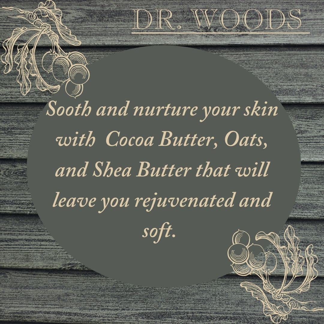 Dr. Woods Raw Black Exfoliating Body Bar with Organic Shea Butter, 5.25 oz (Pack of 3)