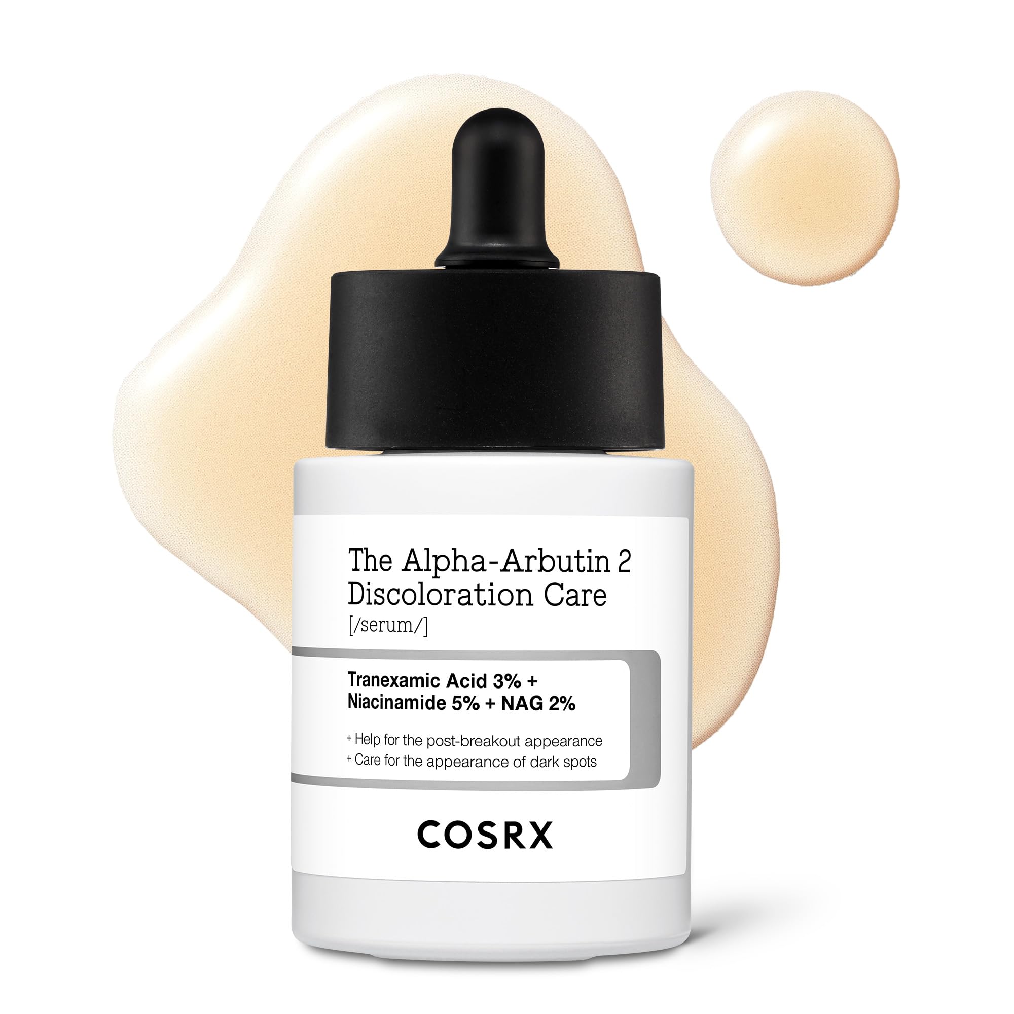 COSRX 2% Alpha Arbutin Discoloration Care Face Serum with Niacinamide, Glutathione & Tranexamic Acid, 1.7 fl oz - Serum for Face