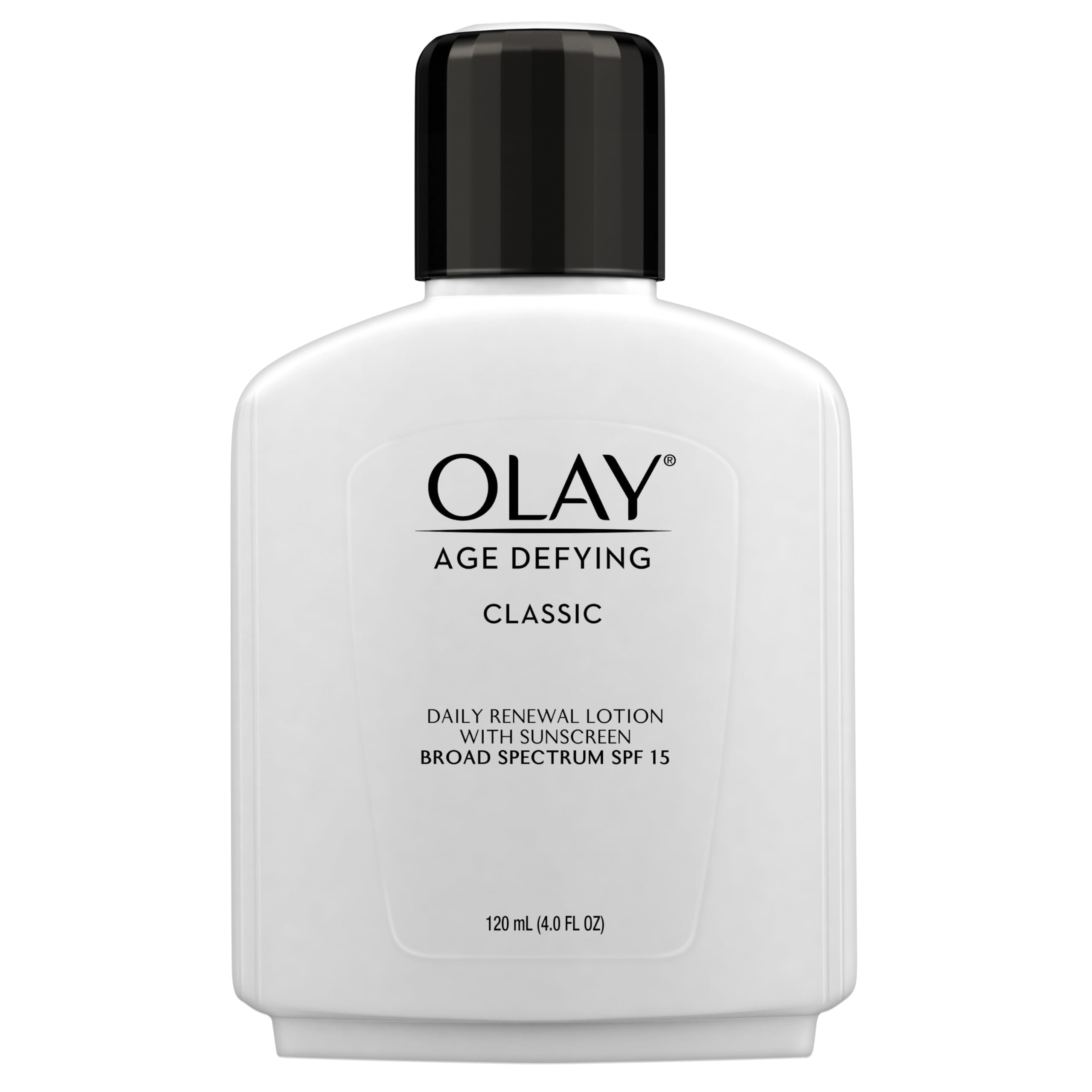 Face Moisturizer By Olay, Age Defying Classic Daily Renewal Lotion, With Sunscreen, Classic,4 Oz
