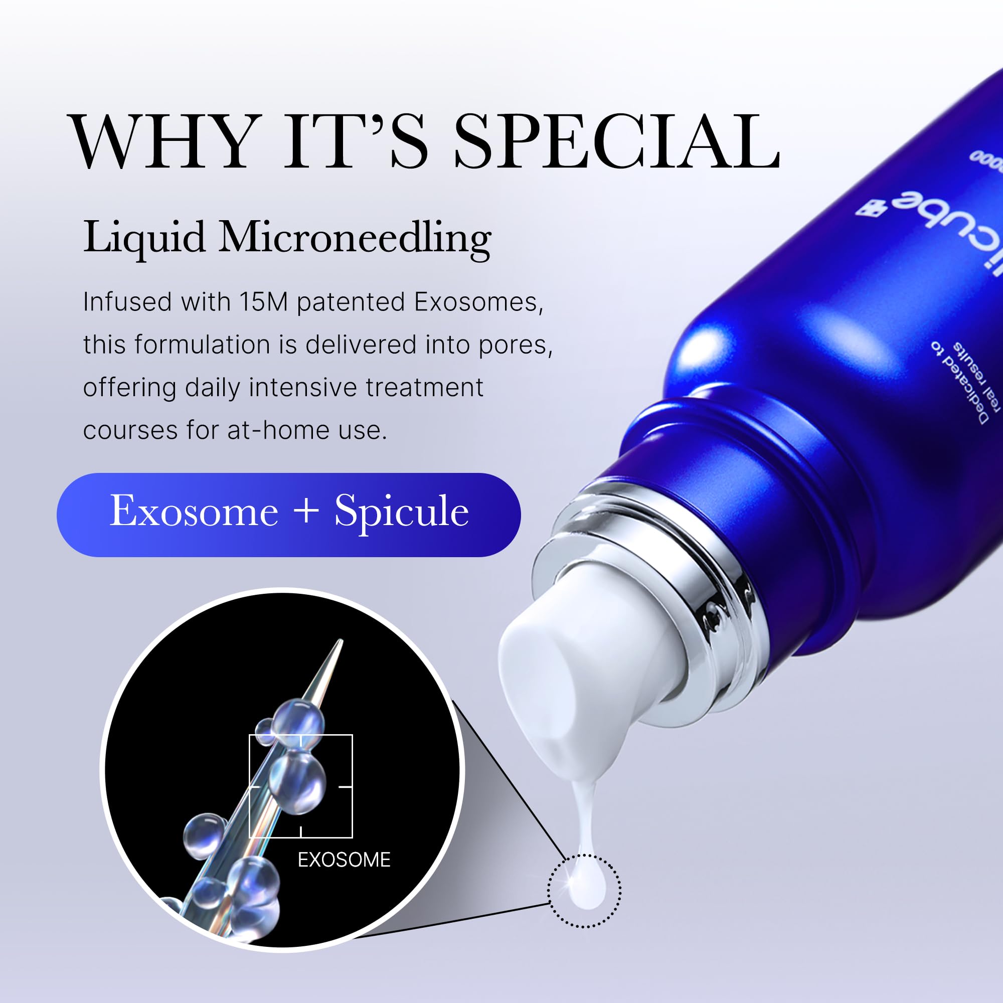 medicube Zero Exosome Shot Facial Serum 1.01 fl. oz | Exosome, AHA+BHA+PHA | Pore Care & Skin Texture Enhancer