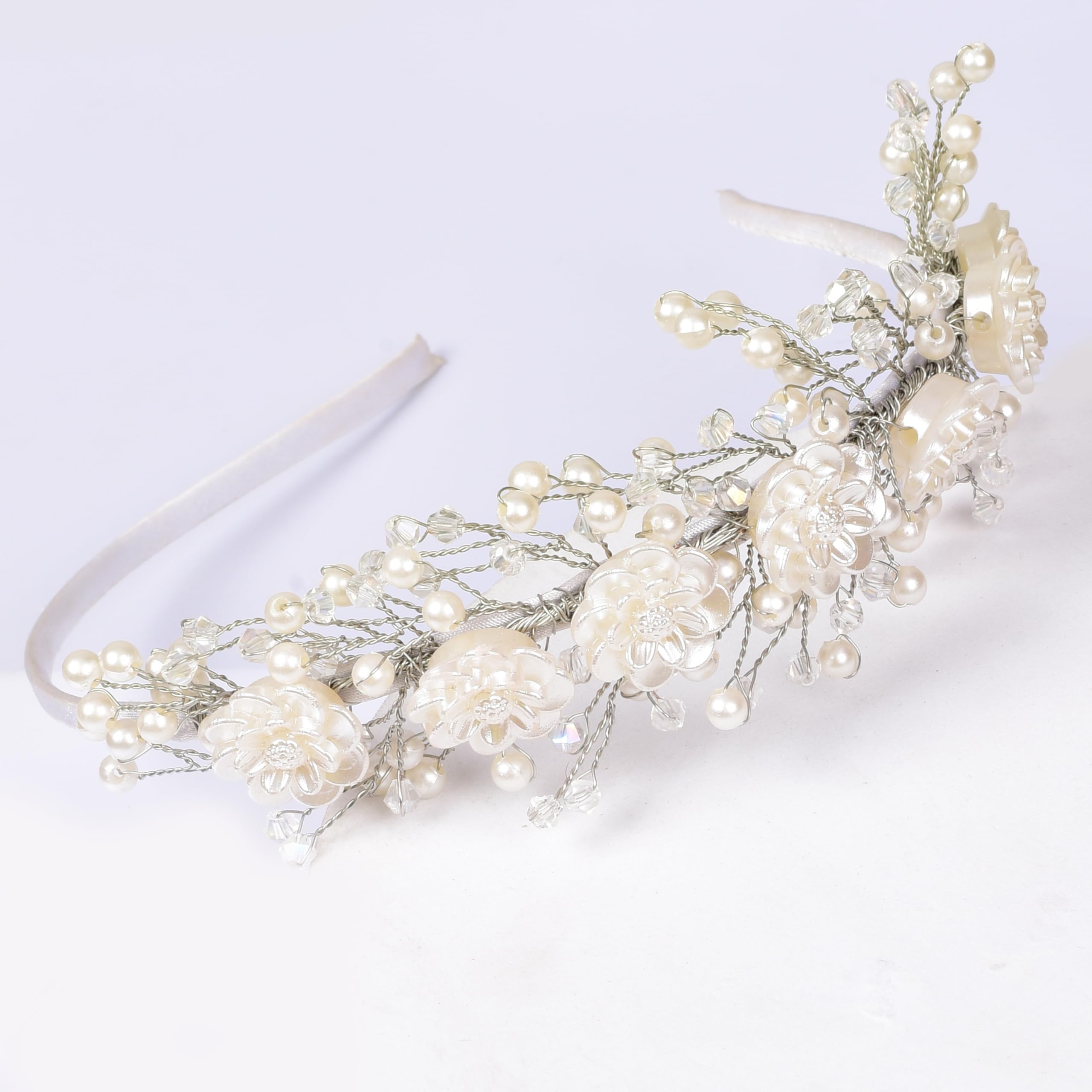 Nnr Pearl Hair Band Handmade Trendy Hairbands | Wedding, Party Headbands | Hair Accessories