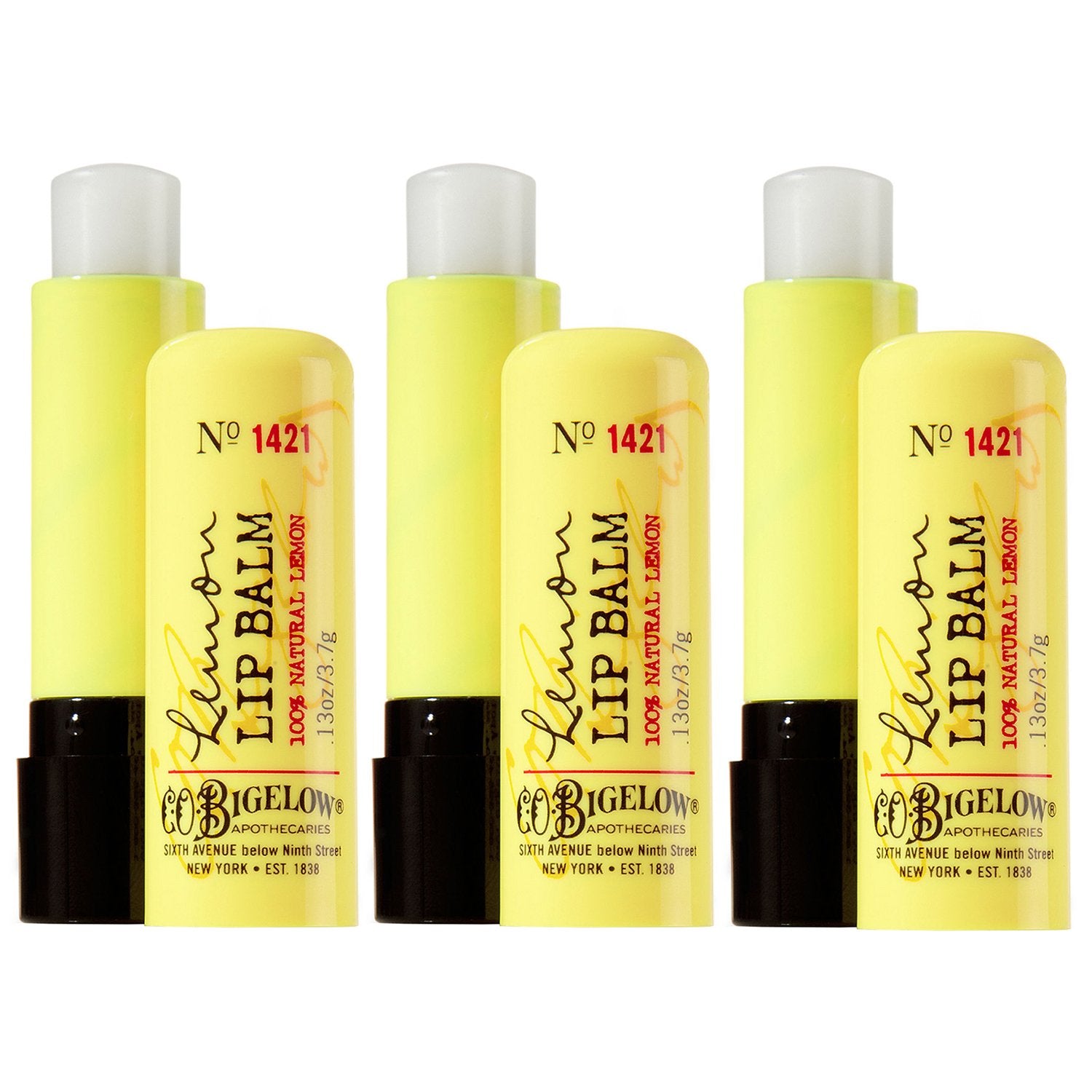 Bath And Body Works C.O. Bigelow Lip Care Lemon Lip Balm 0.13Oz [3-Pack]