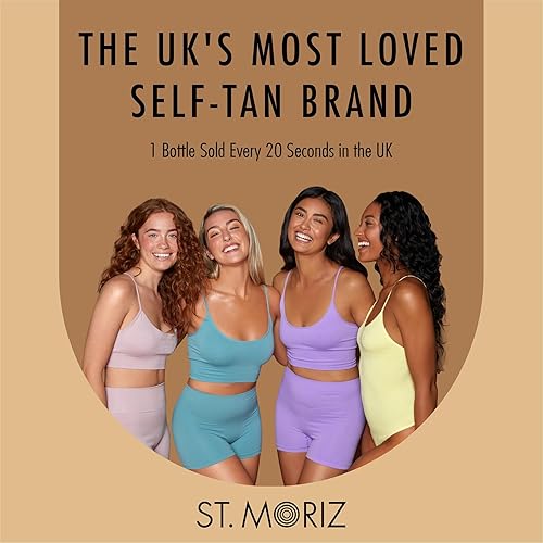 St. Moriz Advanced Self Tanning Drops for Face, Tan Boosting Face Drops (0.51 Fl Oz) - Self Tanner Bronzing Drops for Face - Fac