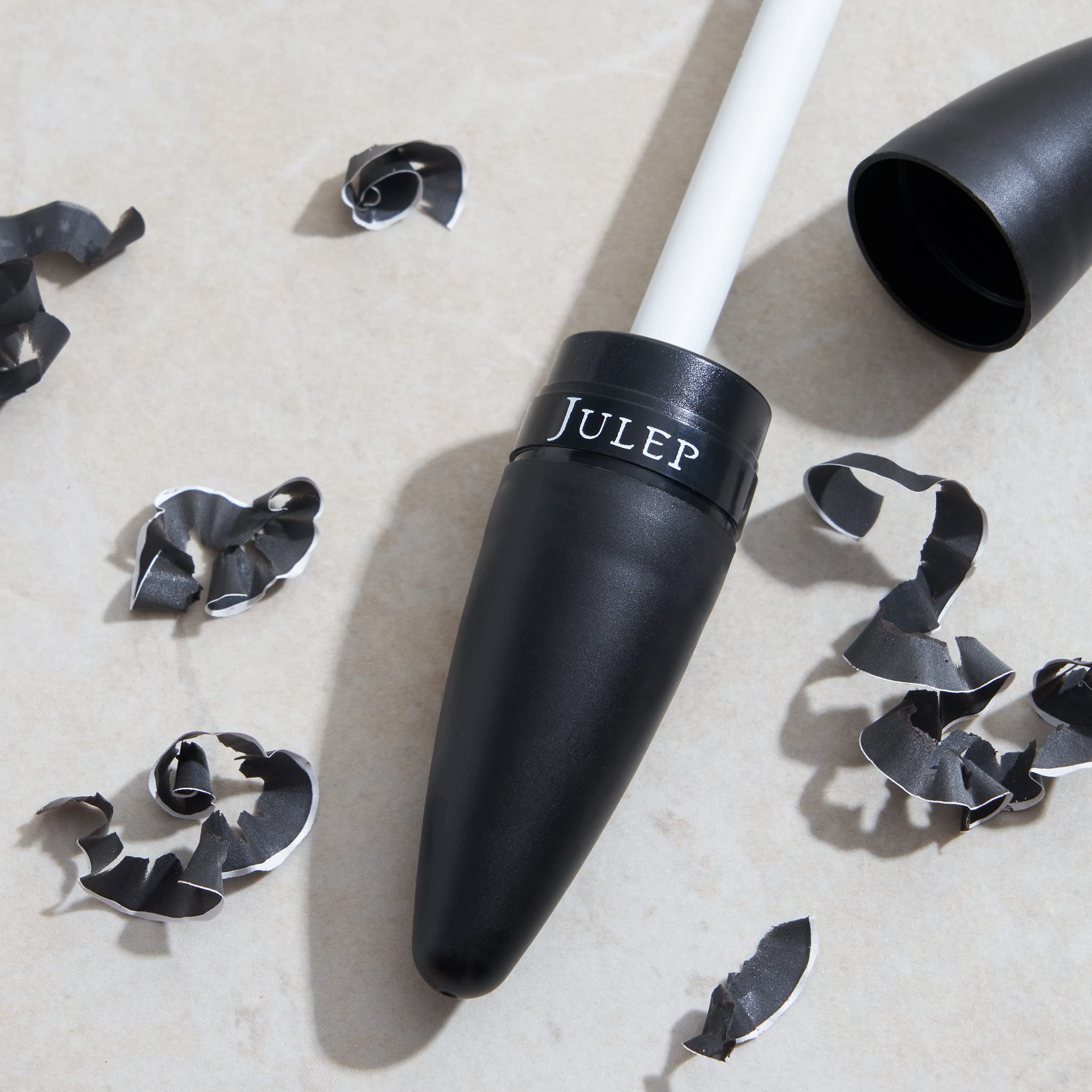 Julep Cosmetic Makeup Pencil Sharpener - Eyeliner, Lip Liner And Eyebrow Pencils - Compact Travel Friendly - Easy To Clean - Uni