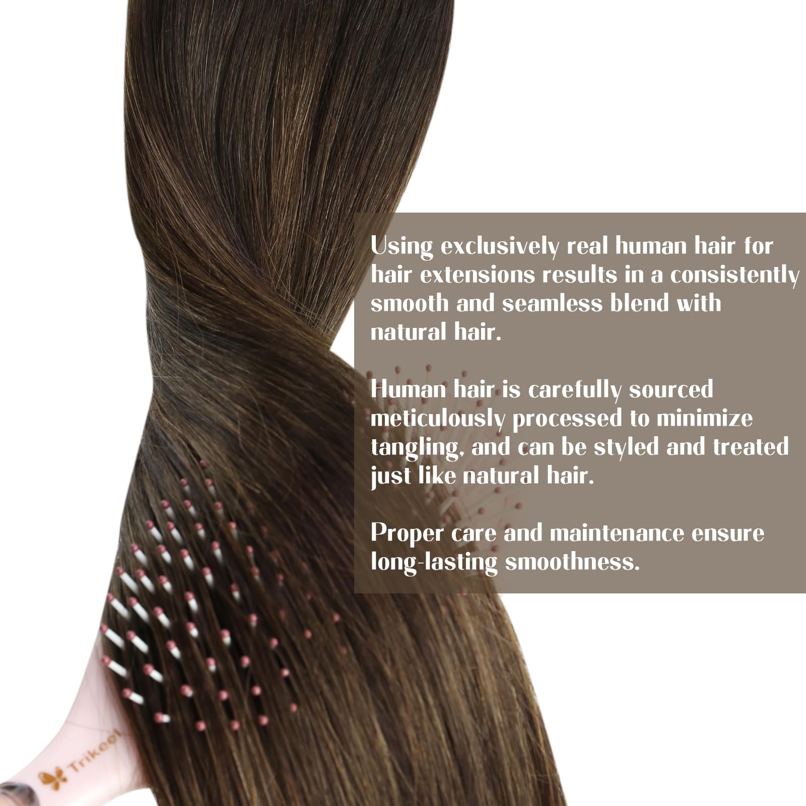 Sunny Human Hair Extensions Sew In Brown Straight Hair Extensions Real Human Hair Weft Balayage Brown Sew In Hair Extensions Rea